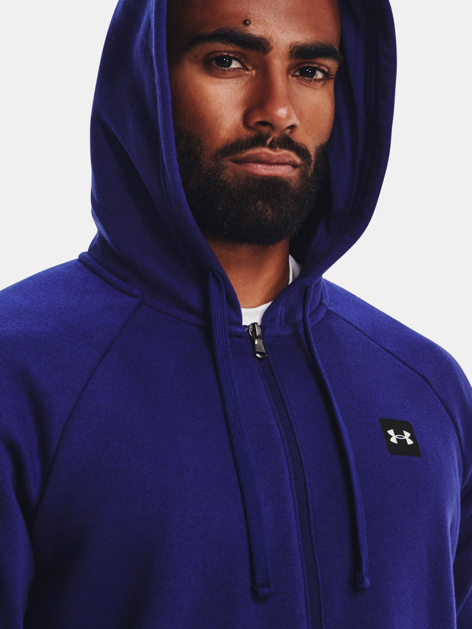 Under Armour UA Rival Fleece FZ Hoodie-BLU Hanorac Albastru - Pled.ro