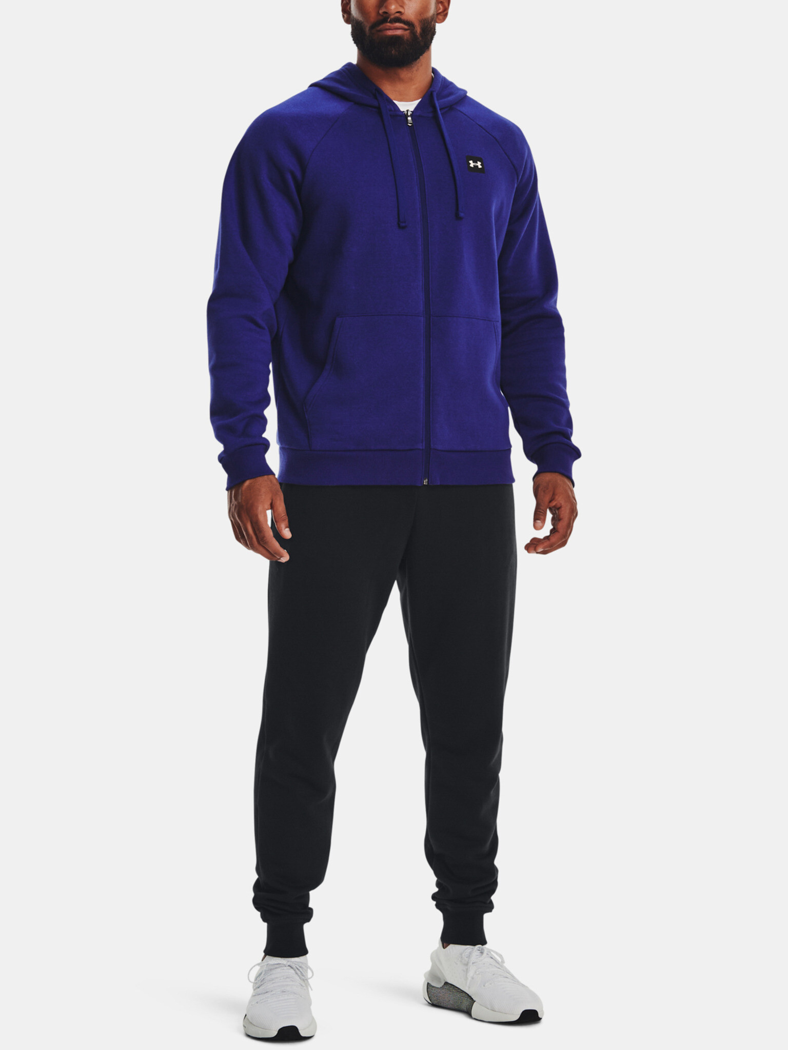 Under Armour UA Rival Fleece FZ Hoodie-BLU Hanorac Albastru - Pled.ro