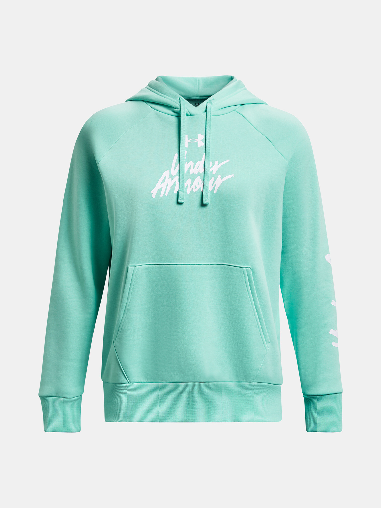 Under Armour UA Rival Fleece Graphic Hdy Hanorac Albastru - Pled.ro