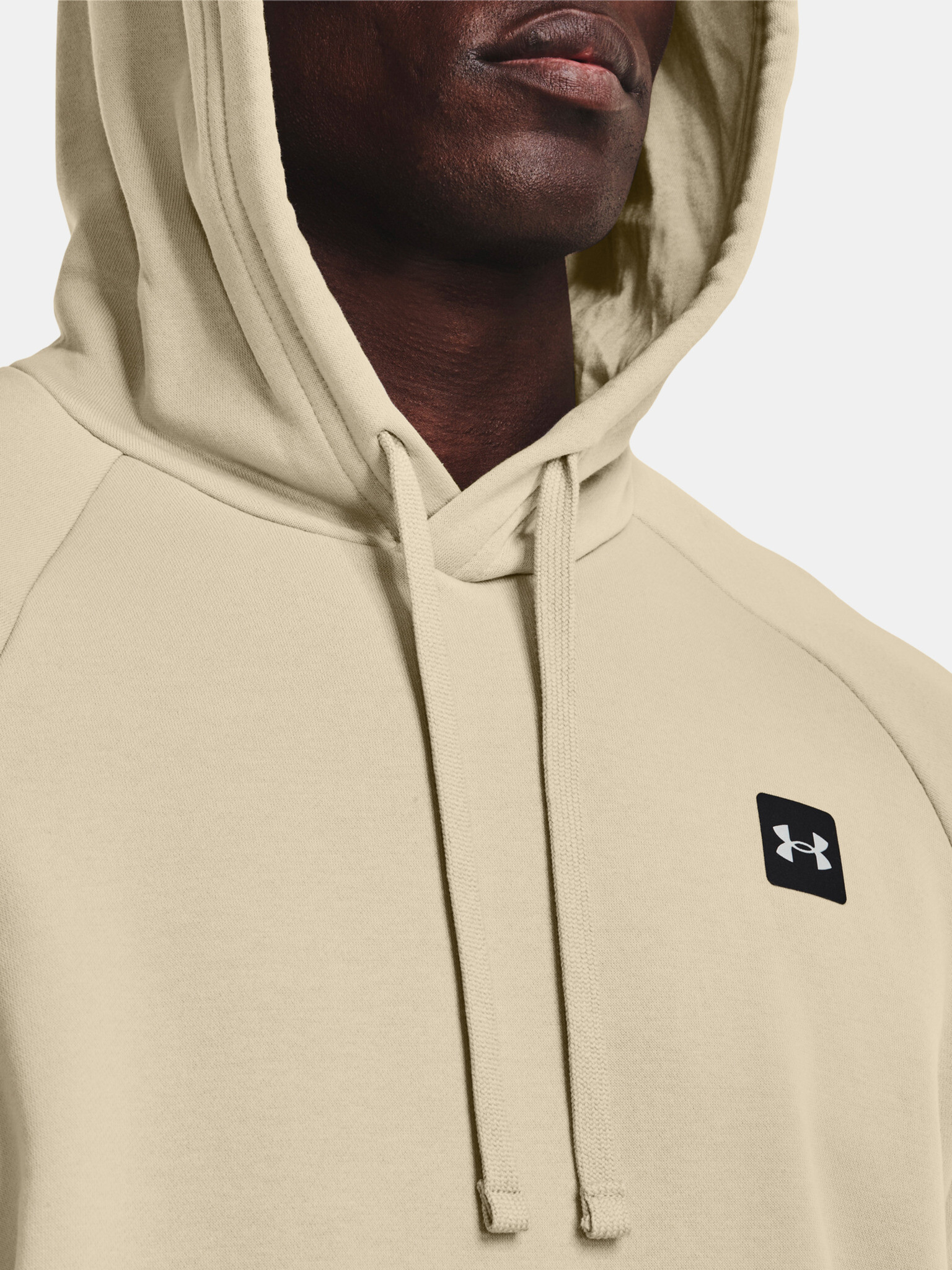 Under Armour UA Rival Fleece Hoodie Hanorac Bej - Pled.ro