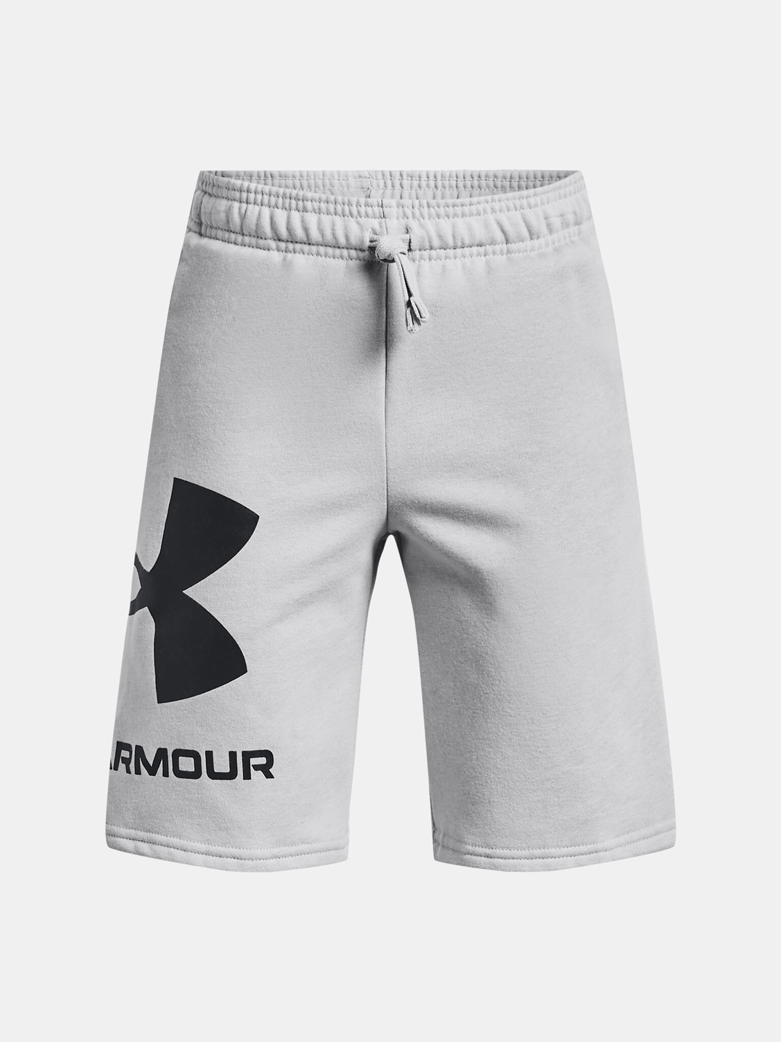 Under Armour UA Rival Fleece Logo Pantaloni scurţi pentru copii Gri - Pled.ro