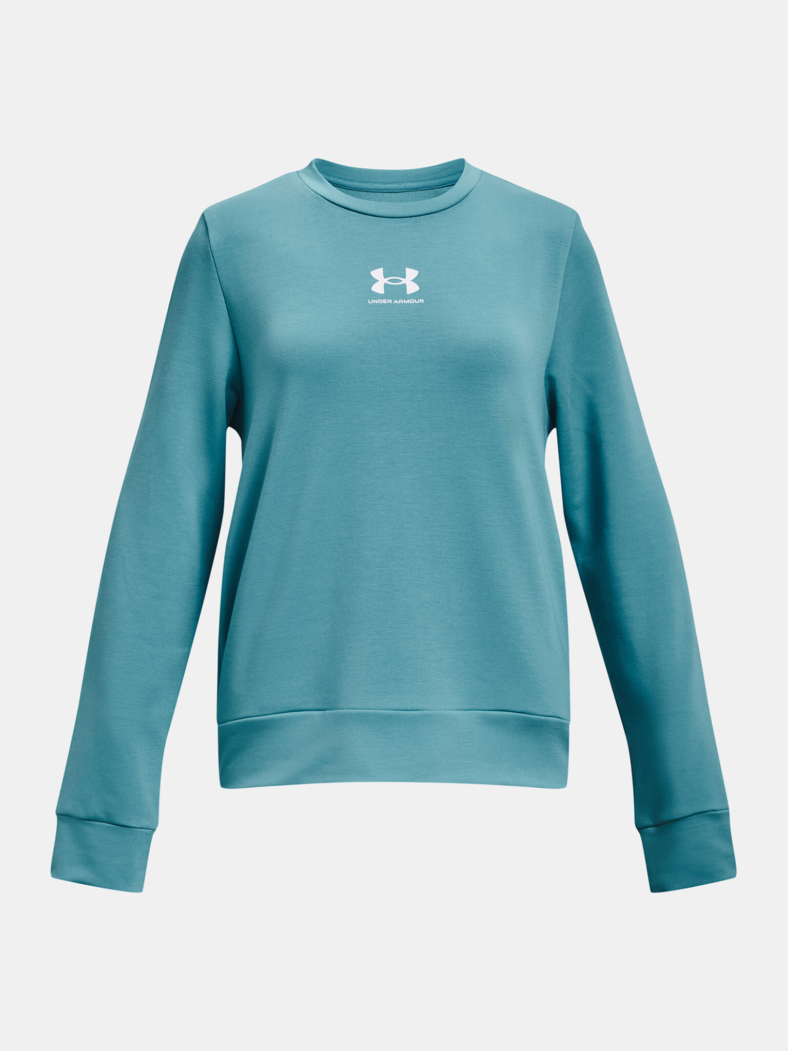 Under Armour UA Rival Terry Crew Hanorac pentru copii Albastru - Pled.ro