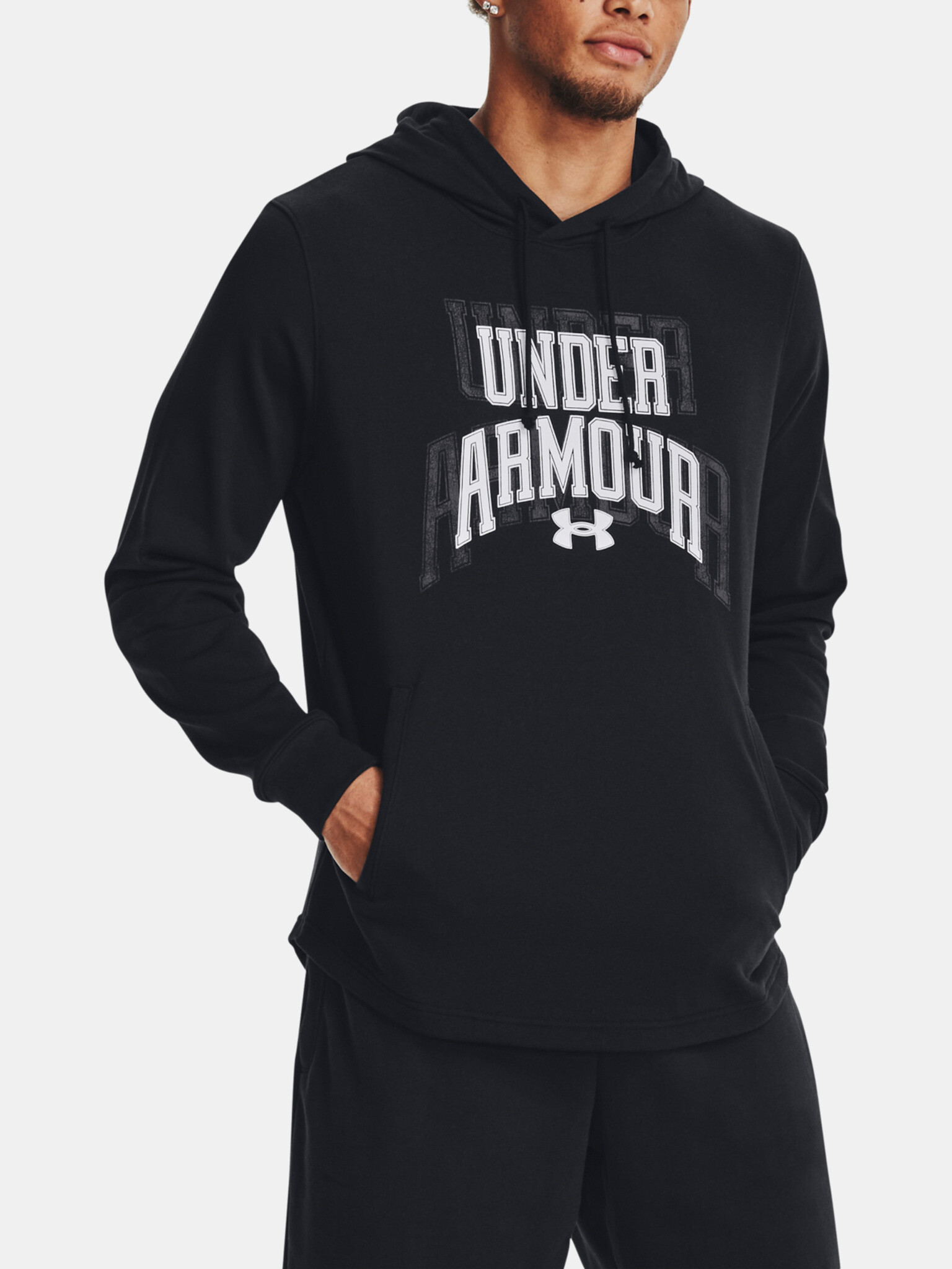 Under Armour UA Rival Terry Graphic HD Hanorac Negru - Pled.ro