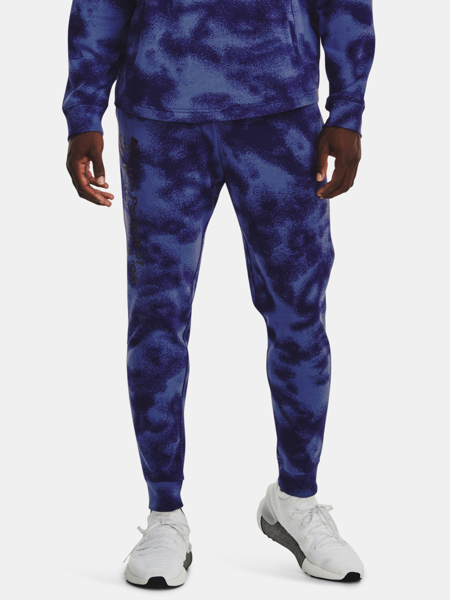 Under Armour UA Rival Terry Novelty Jgr-BLU Pantaloni de trening Albastru - Pled.ro