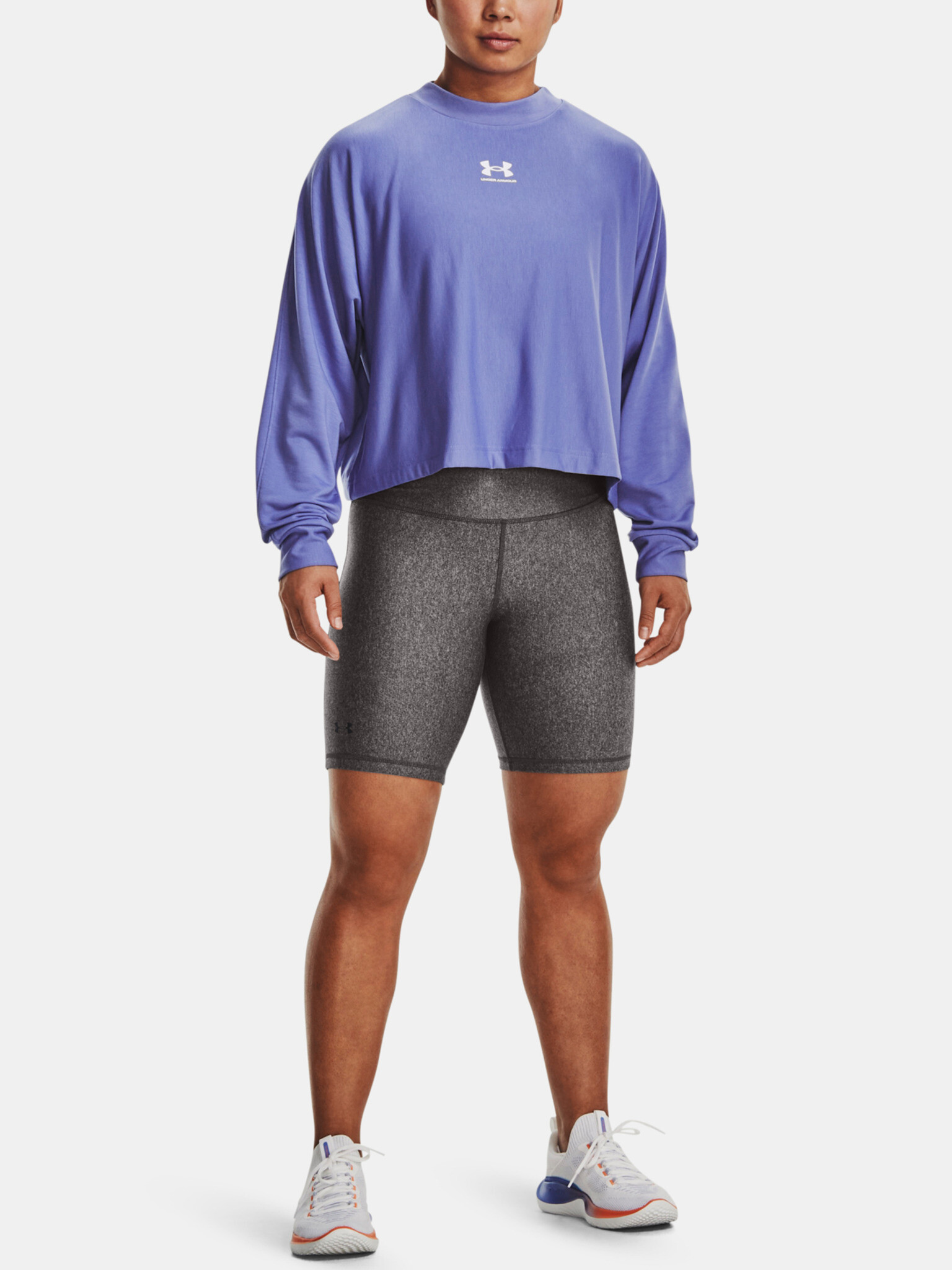 Under Armour UA Rival Terry Oversized Crw Hanorac Albastru - Pled.ro