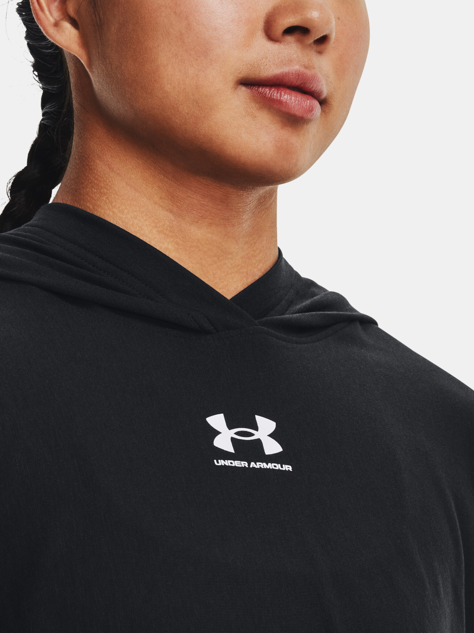 Under Armour UA Rival Terry Oversized HD Hanorac Negru - Pled.ro