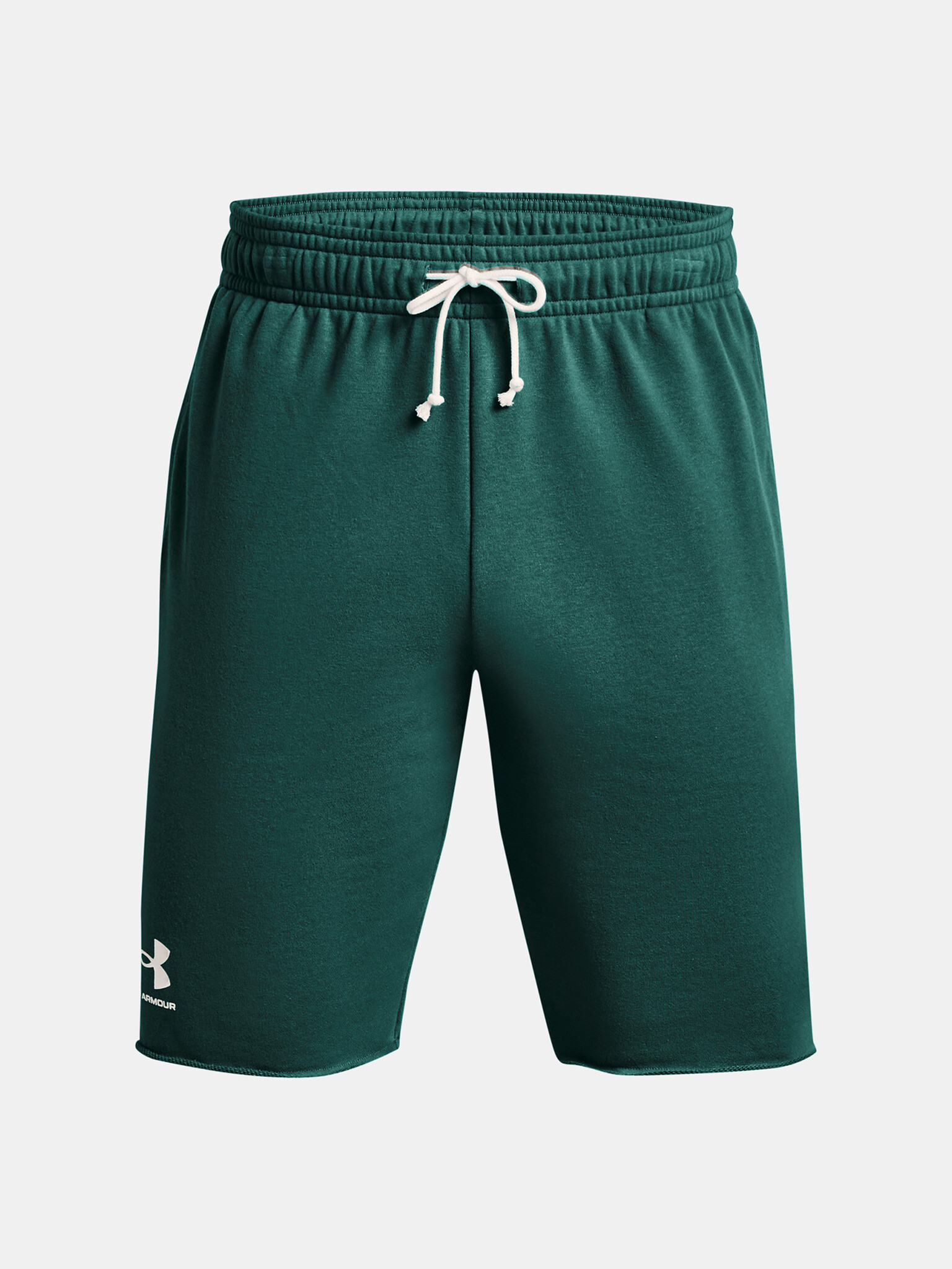 Under Armour UA Rival Terry Pantaloni scurți Verde - Pled.ro