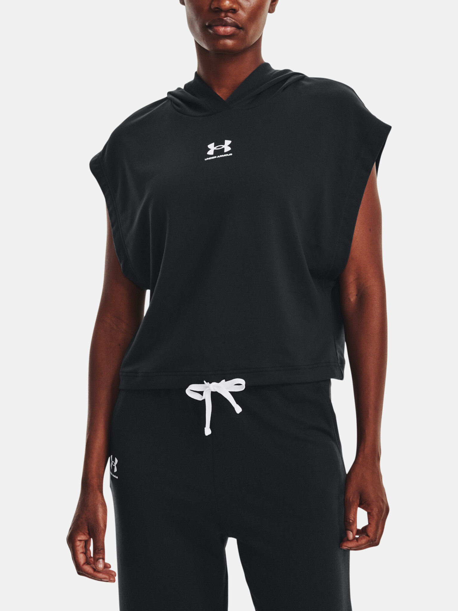 Under Armour UA Rival Terry SS Hoodie Hanorac Negru - Pled.ro