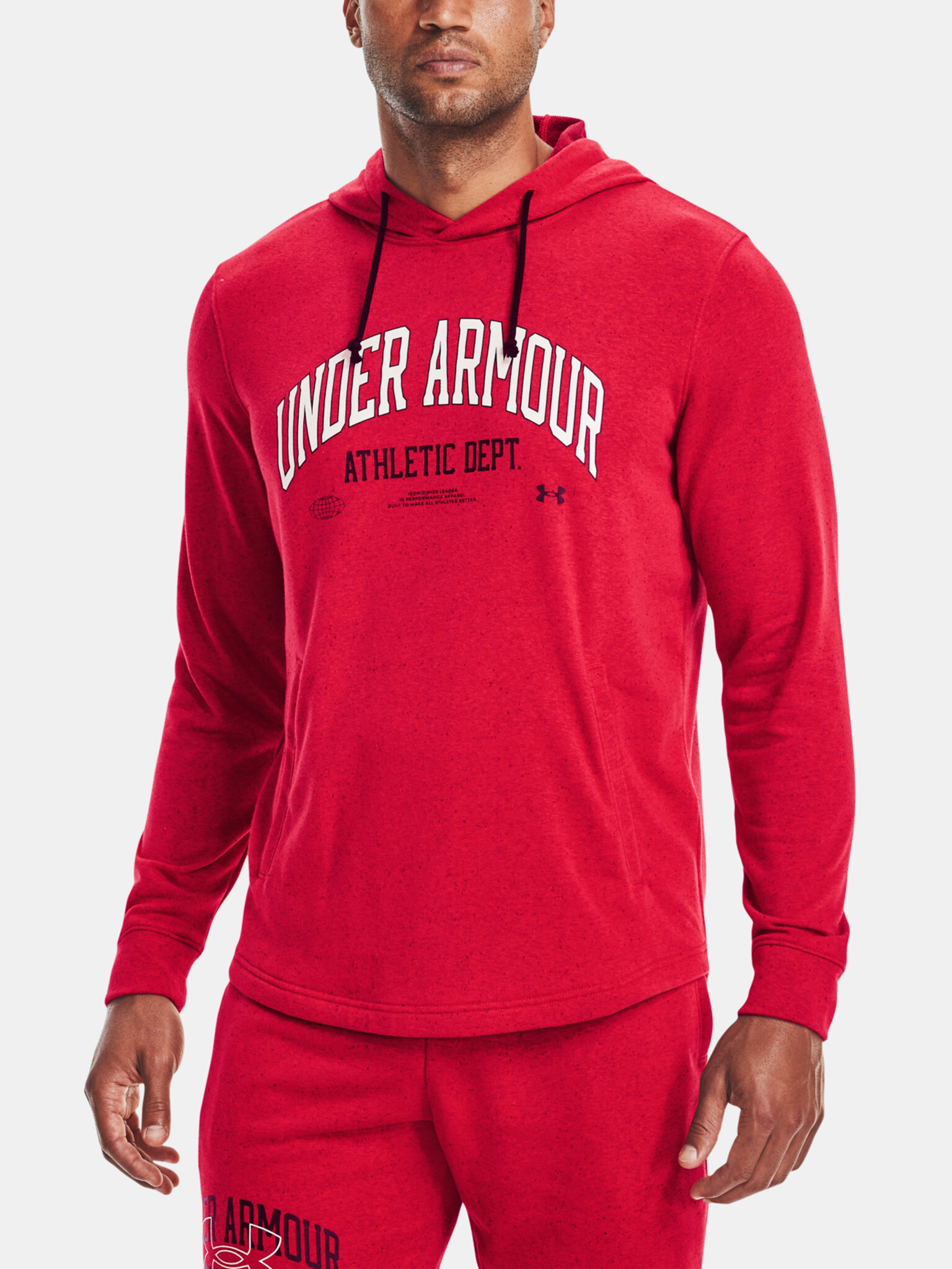 Under Armour UA Rival Try Athlc Dept HD Hanorac Roșu - Pled.ro