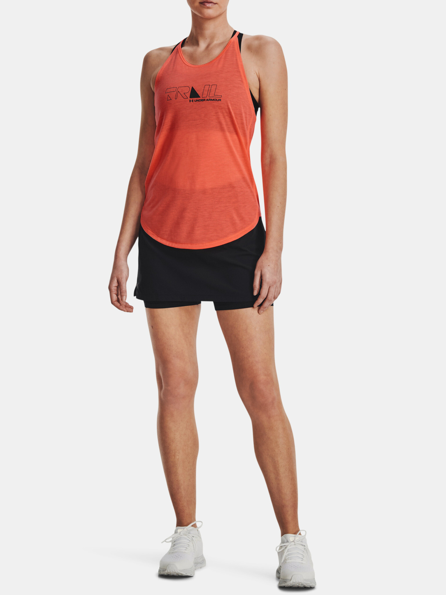 Under Armour UA Run Trail Tank Maieu Portocaliu - Pled.ro