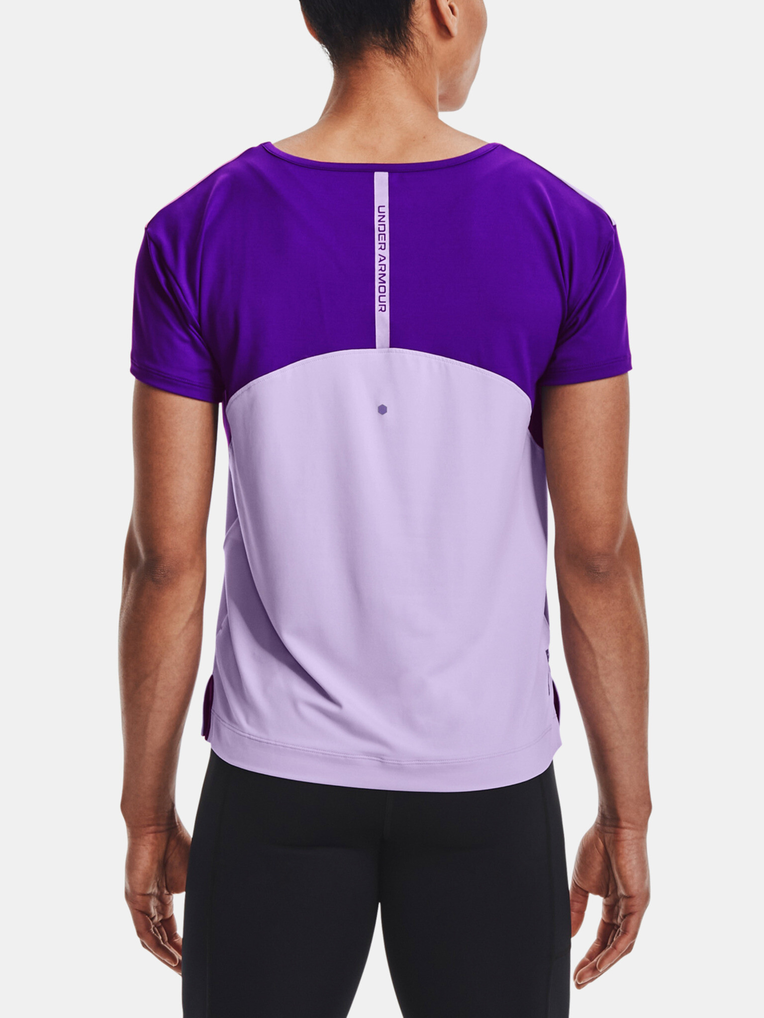 Under Armour UA Rush Energy Novelty SS Tricou Violet - Pled.ro