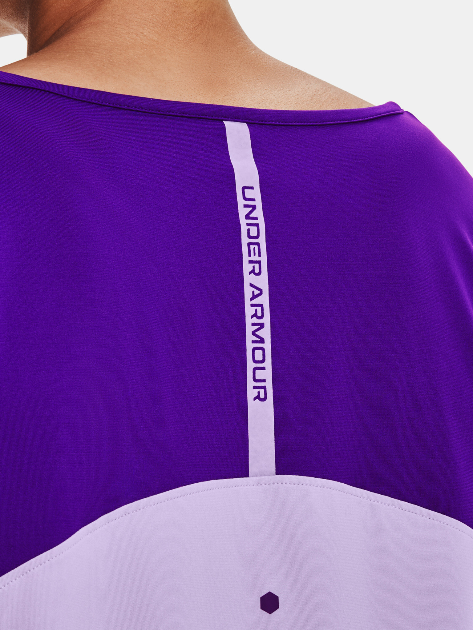 Under Armour UA Rush Energy Novelty SS Tricou Violet - Pled.ro