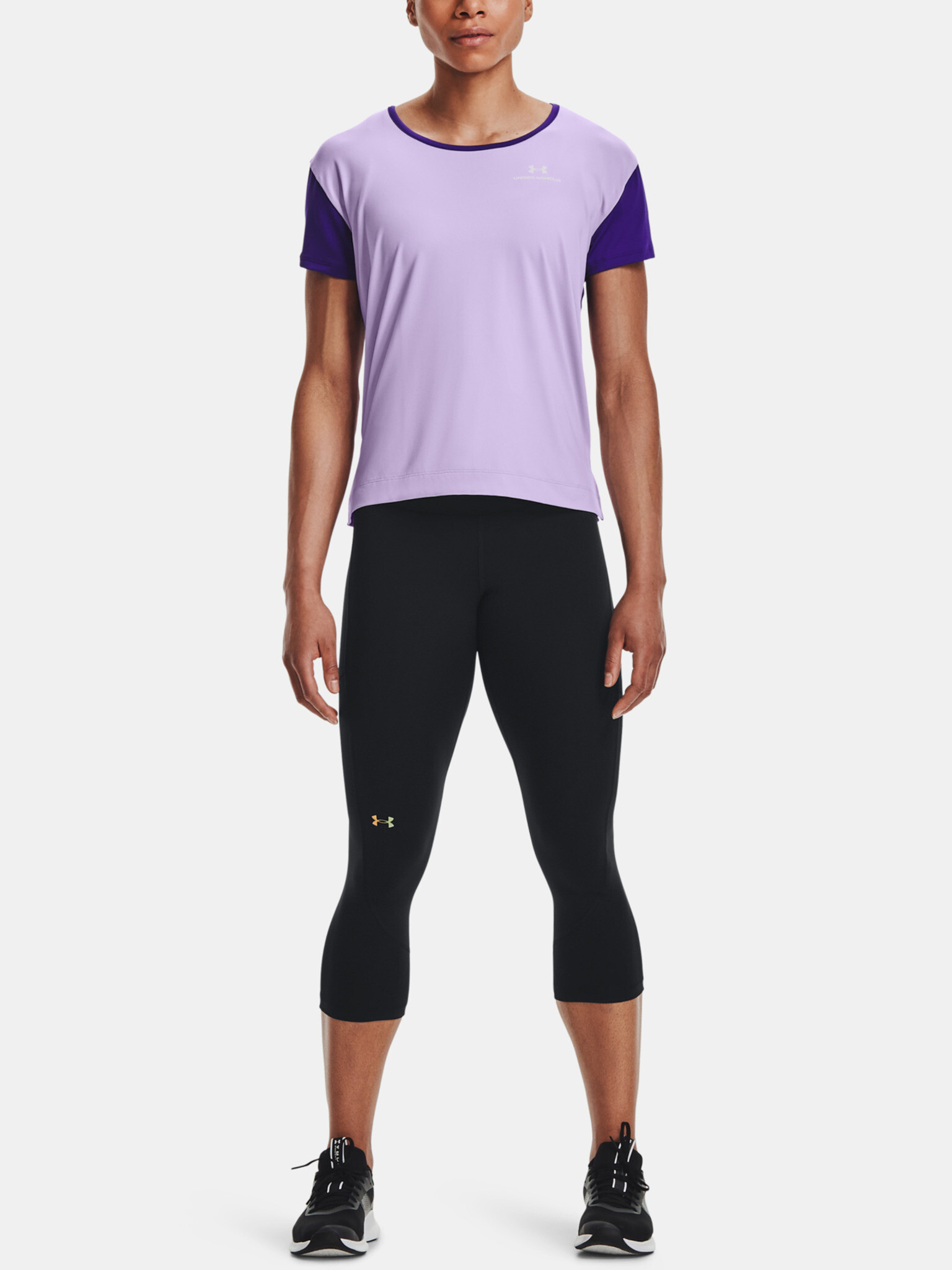 Under Armour UA Rush Energy Novelty SS Tricou Violet - Pled.ro