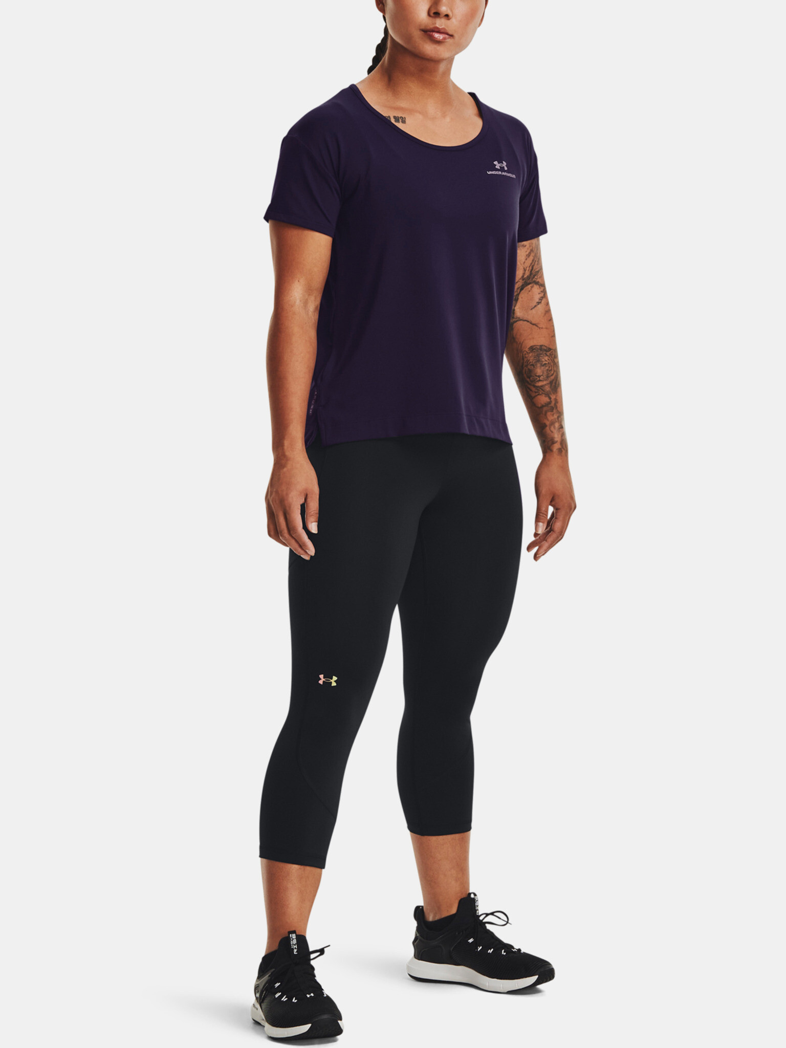 Under Armour UA Rush Energy SS Tricou Violet - Pled.ro