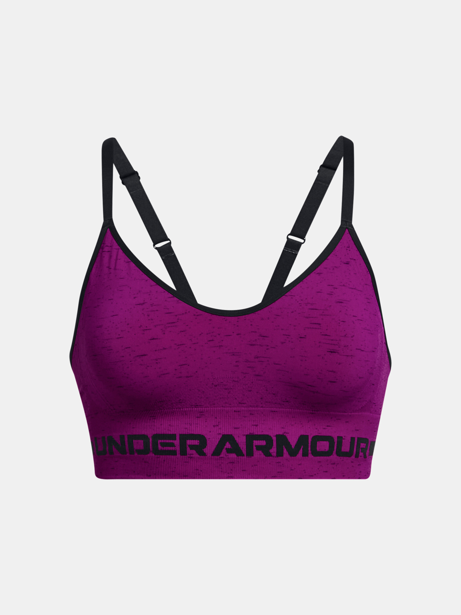 Under Armour UA Seamless Low Long Htr Sport Sutien Violet - Pled.ro