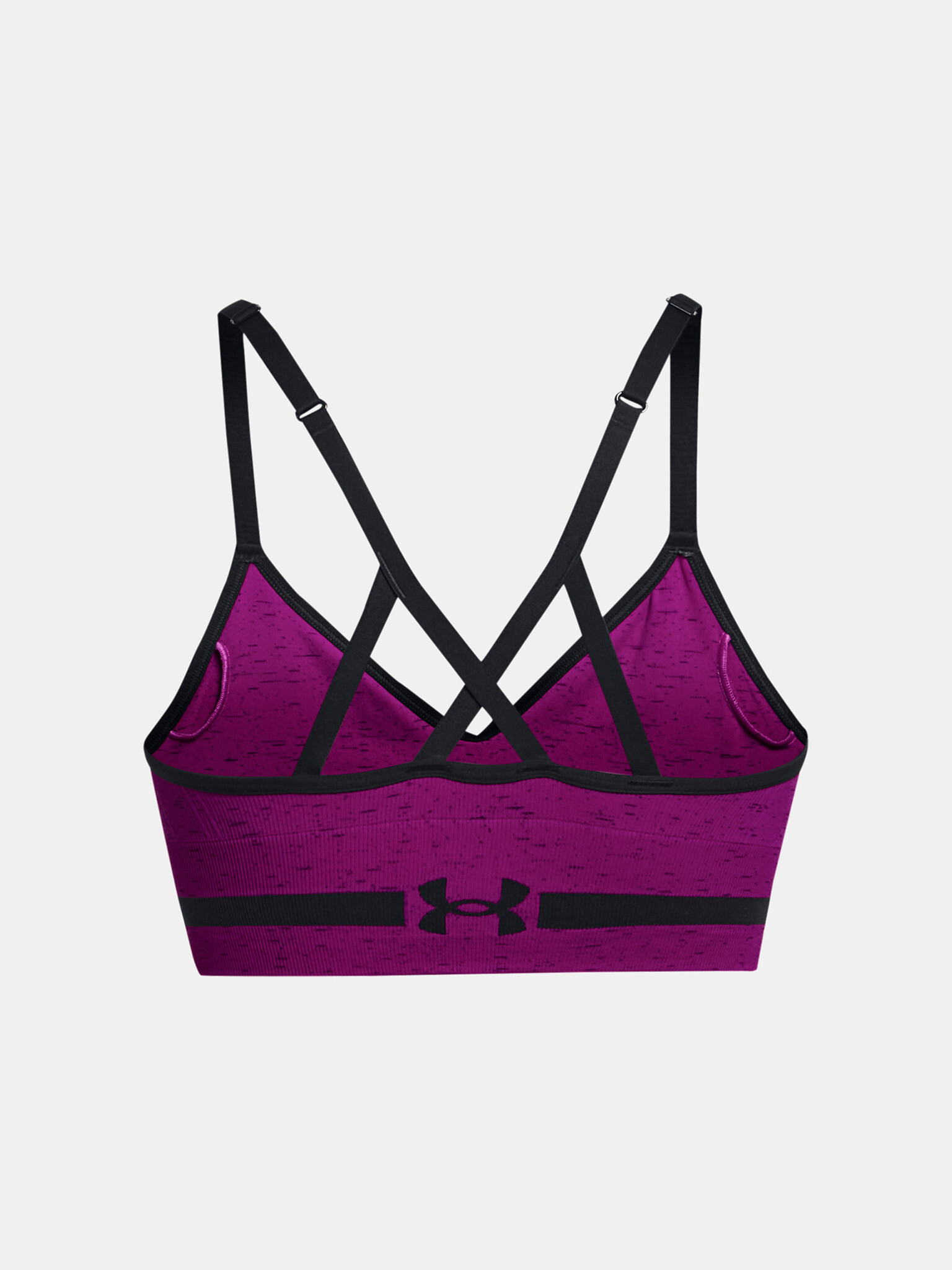 Under Armour UA Seamless Low Long Htr Sport Sutien Violet - Pled.ro