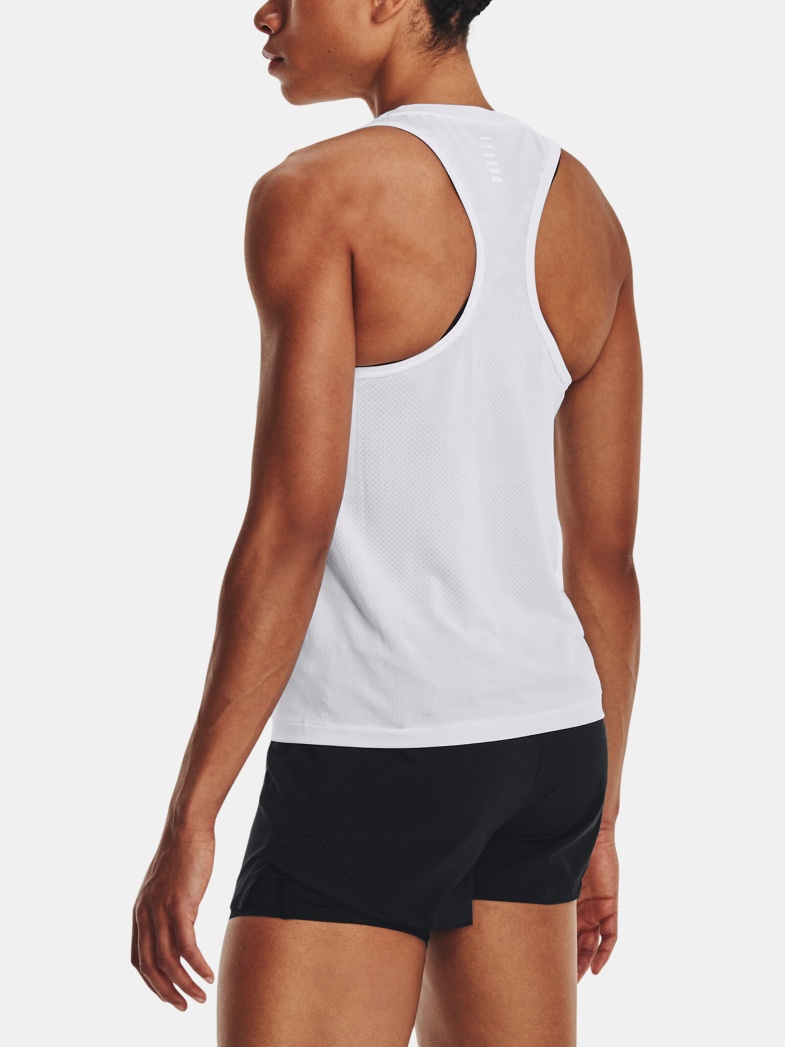 Under Armour UA Seamless Stride Singlet Maieu Alb - Pled.ro