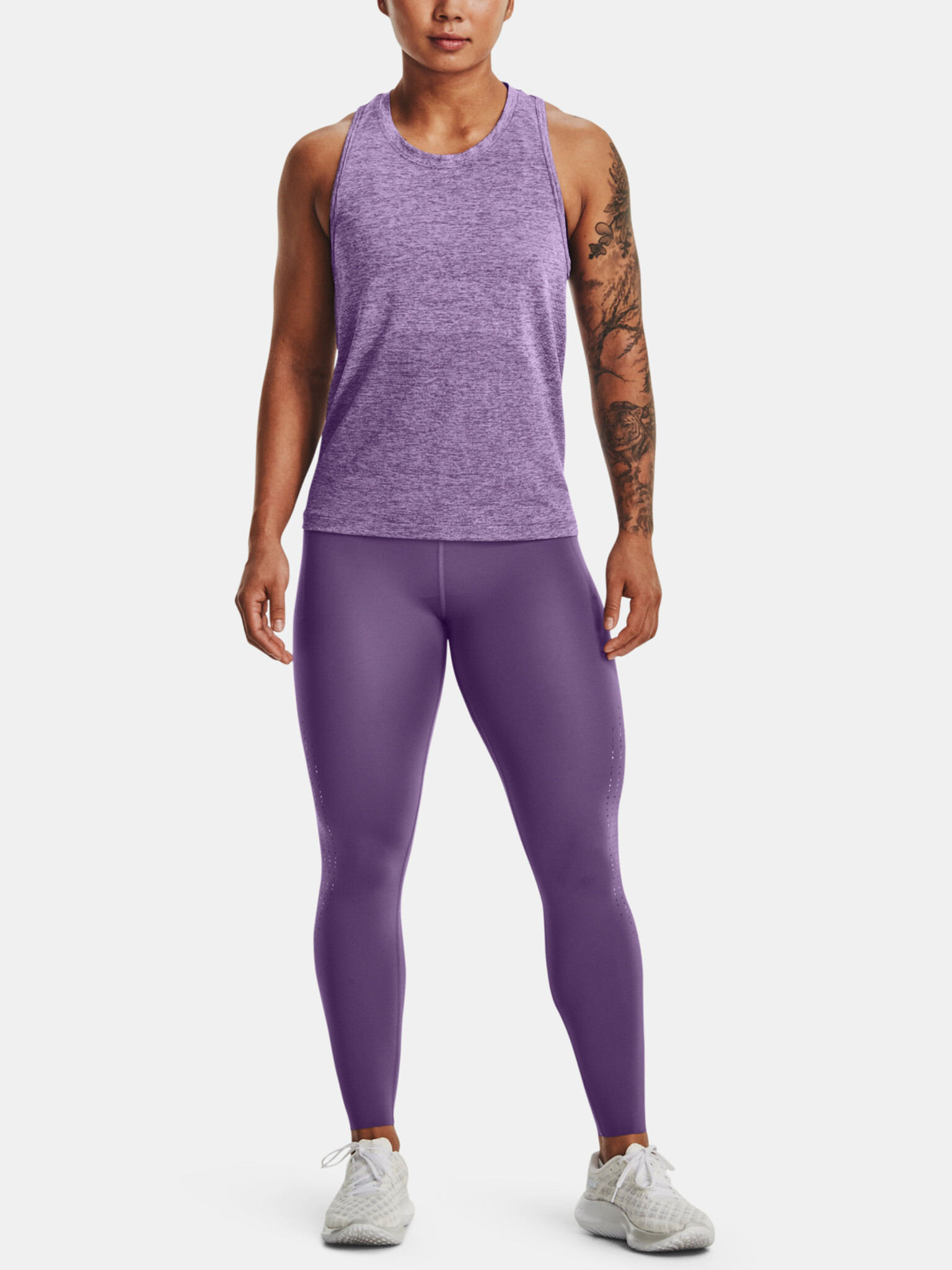 Under Armour UA Seamless Stride Singlet Maieu Violet - Pled.ro