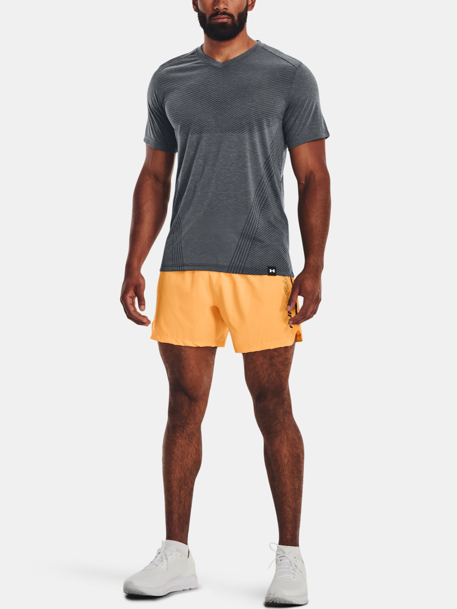 Under Armour UA SPEEDPOCKET 5'' Pantaloni scurți Portocaliu - Pled.ro