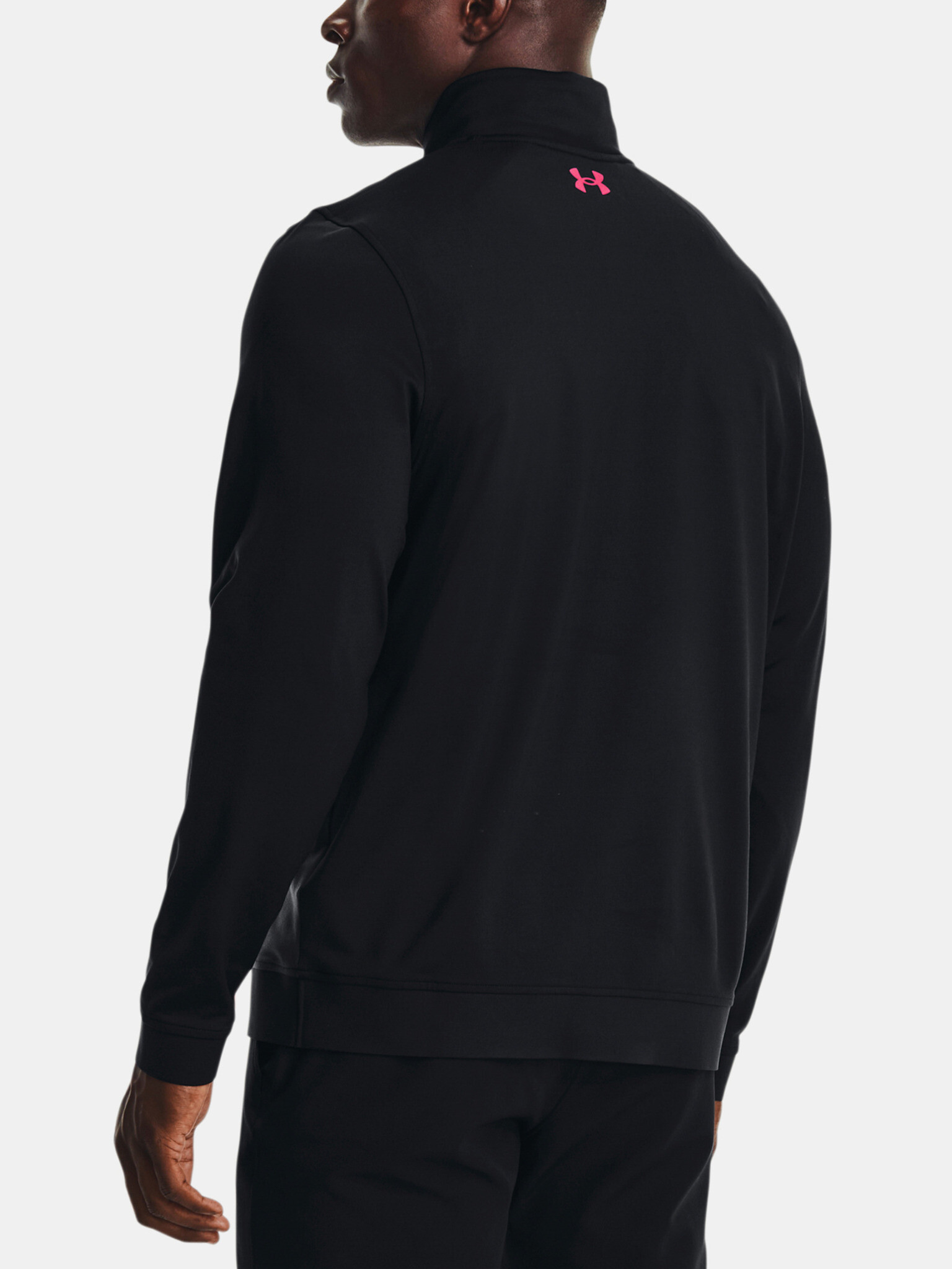 Under Armour UA Storm Midlayer 1/2 Zip Hanorac Negru Roz - Pled.ro