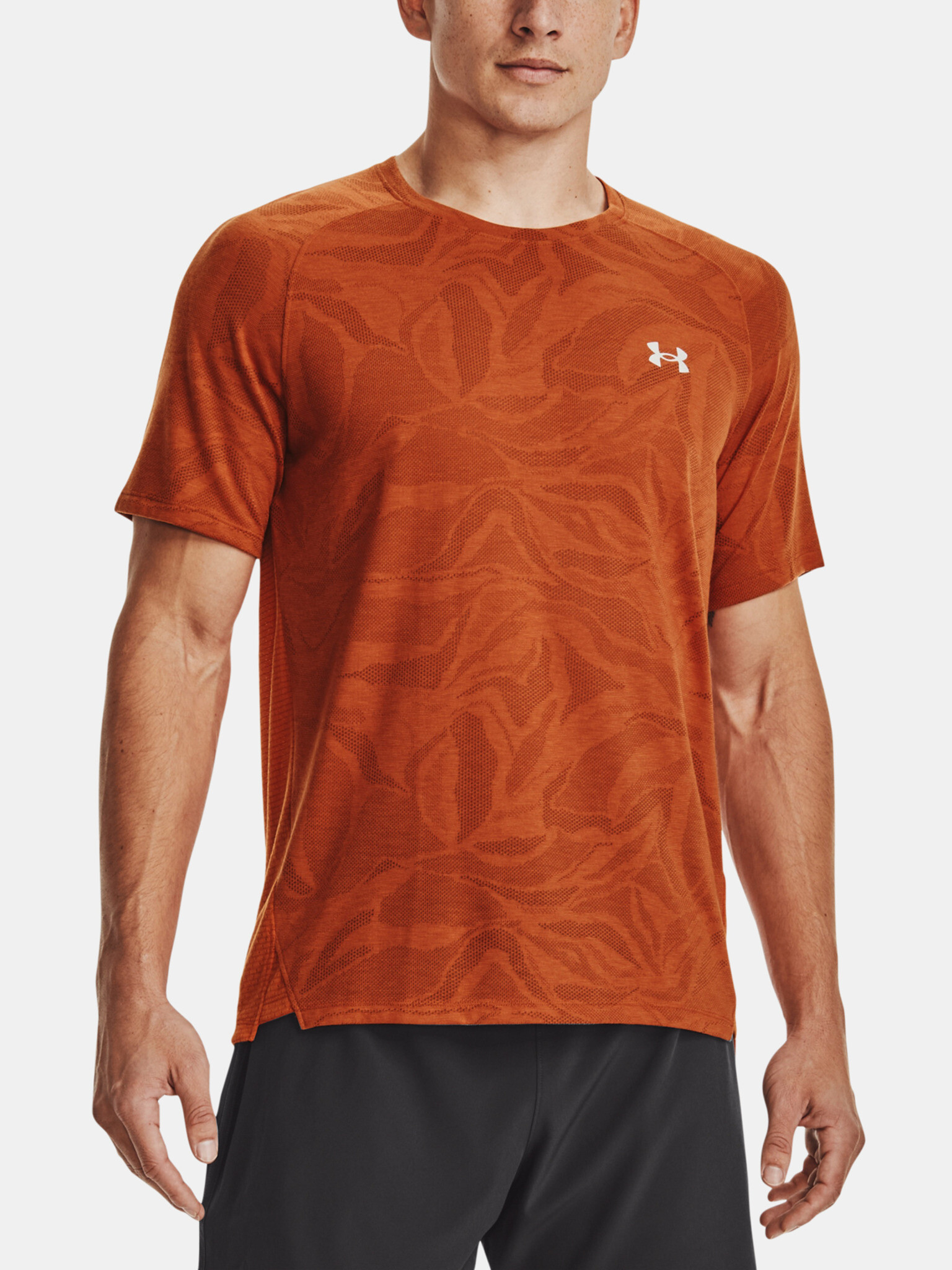 Under Armour UA Streaker Jacquard Tricou Portocaliu - Pled.ro