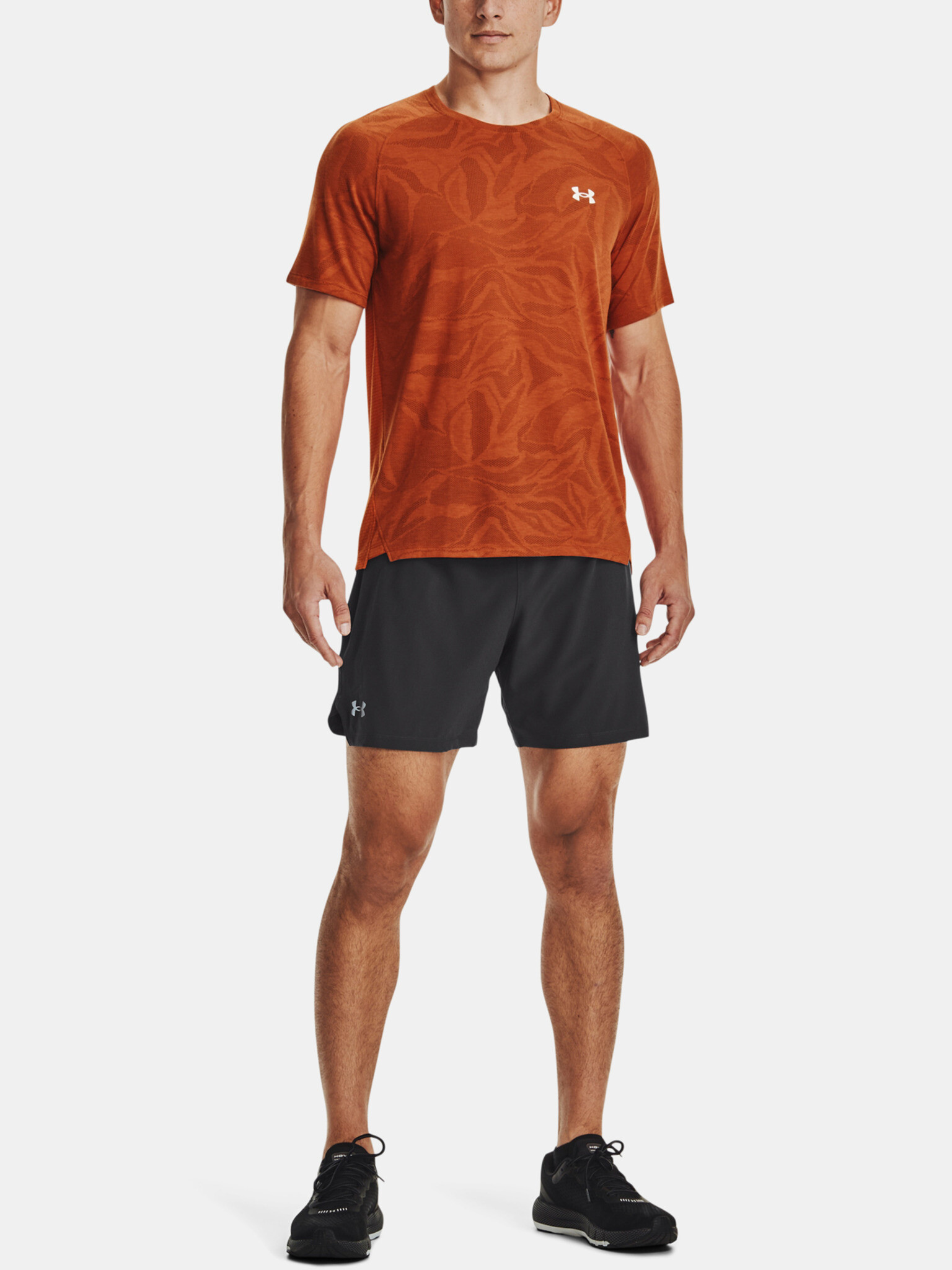 Under Armour UA Streaker Jacquard Tricou Portocaliu - Pled.ro