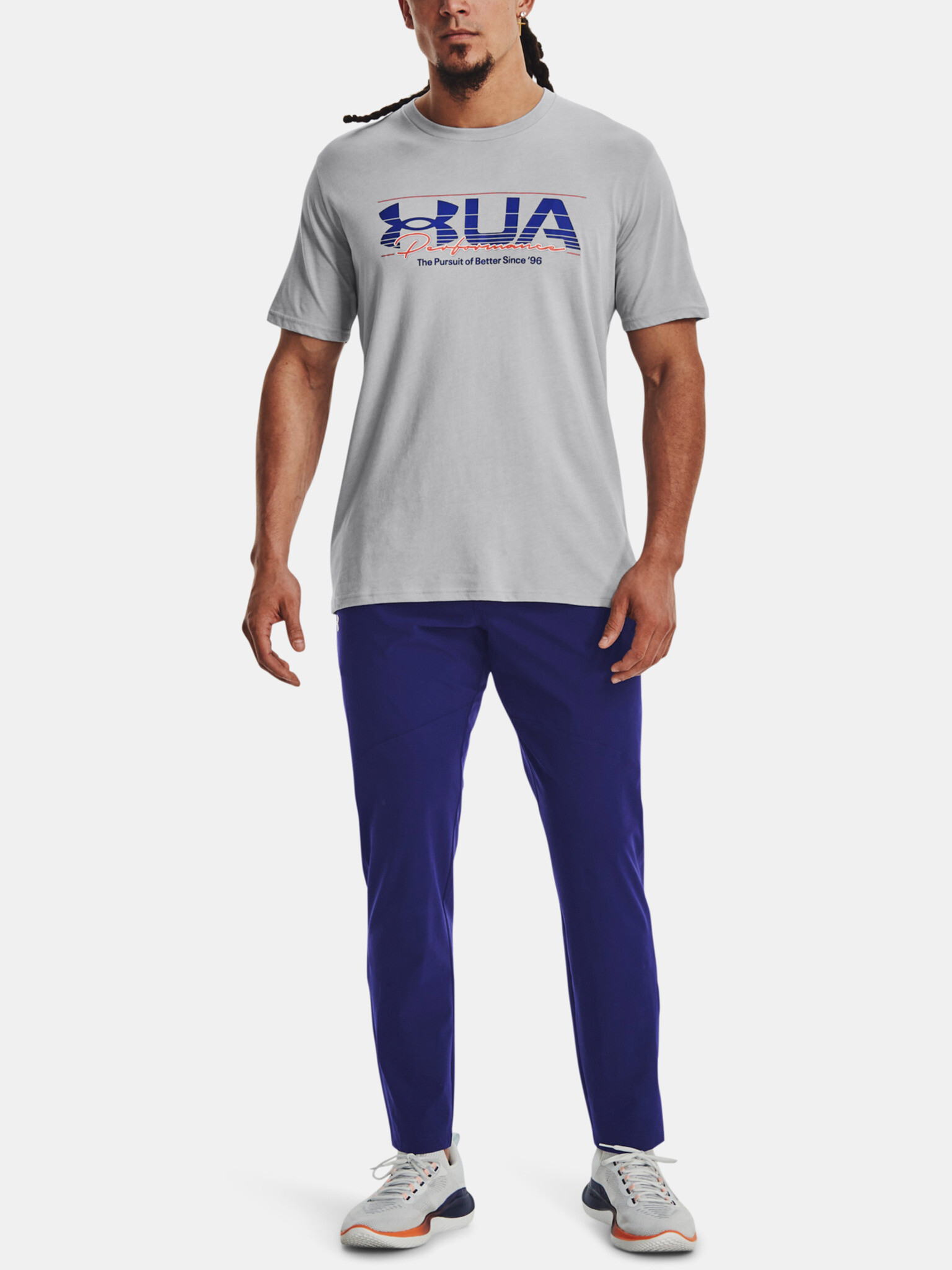 Under Armour UA Stretch Woven Pantaloni de trening Albastru - Pled.ro