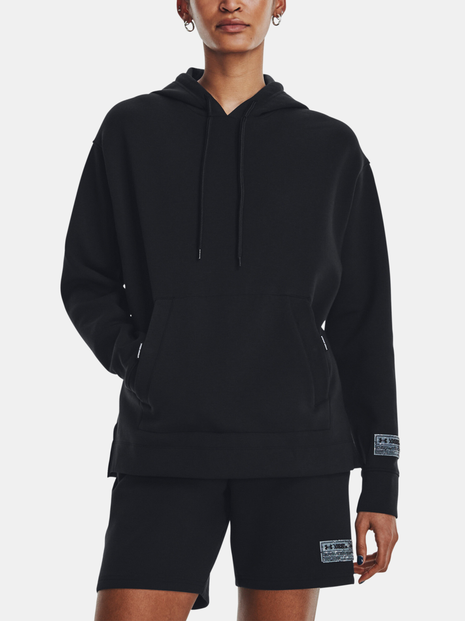 Under Armour UA Summit Knit Hoodie-BLK Hanorac Negru - Pled.ro