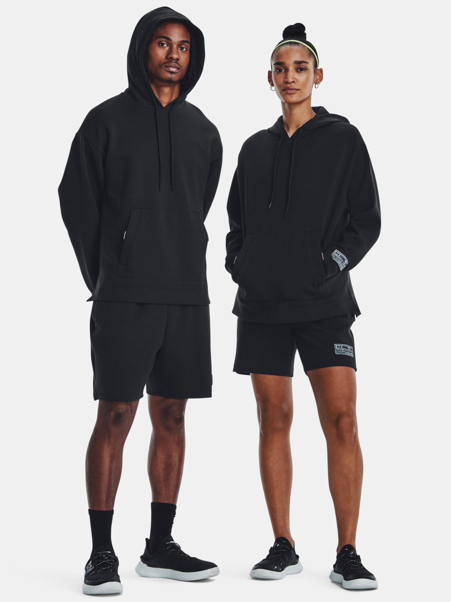 Under Armour UA Summit Knit Hoodie-BLK Hanorac Negru - Pled.ro