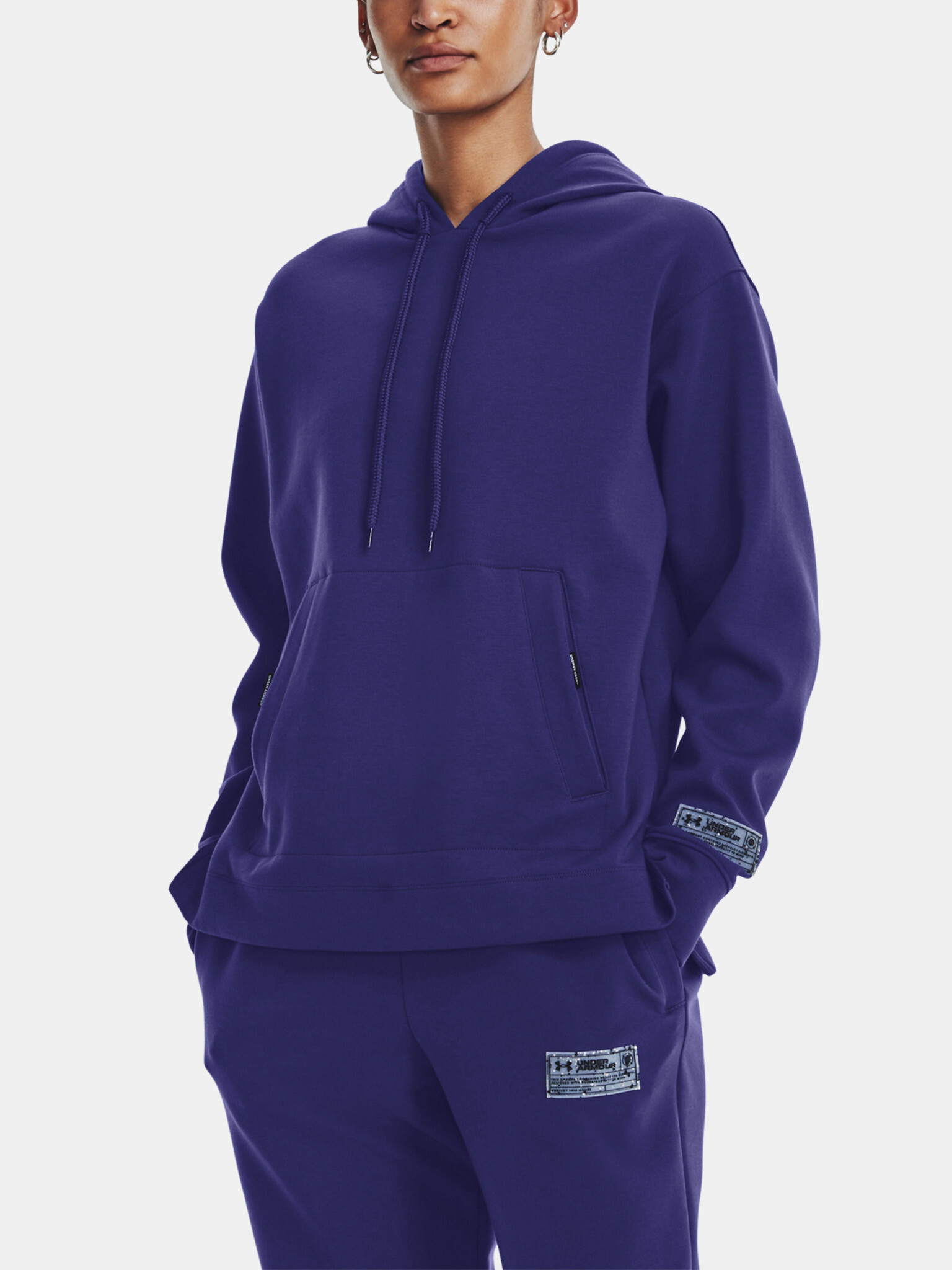 Under Armour UA Summit Knit Hoodie Hanorac Albastru - Pled.ro