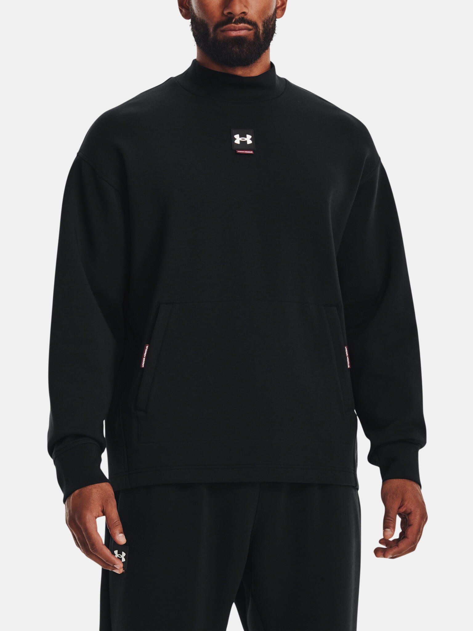 Under Armour UA Summit Knit Mock Hanorac Negru - Pled.ro