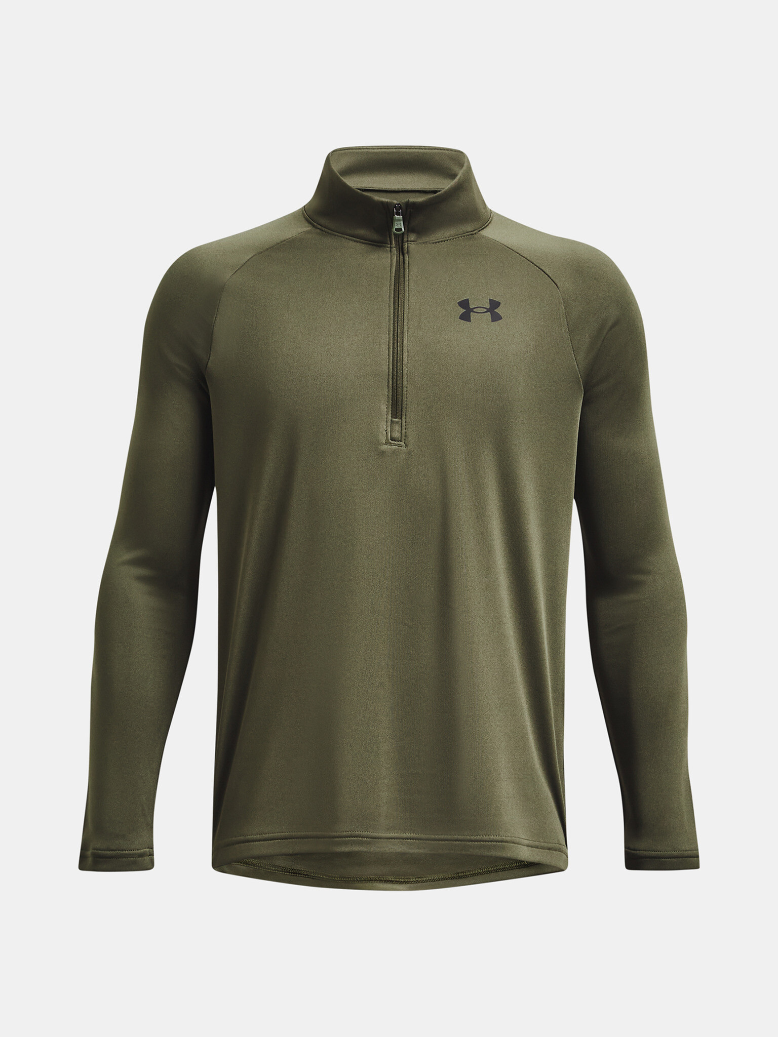 Under Armour UA Tech 2.0 1/2 Zip Tricou pentru copii Verde - Pled.ro