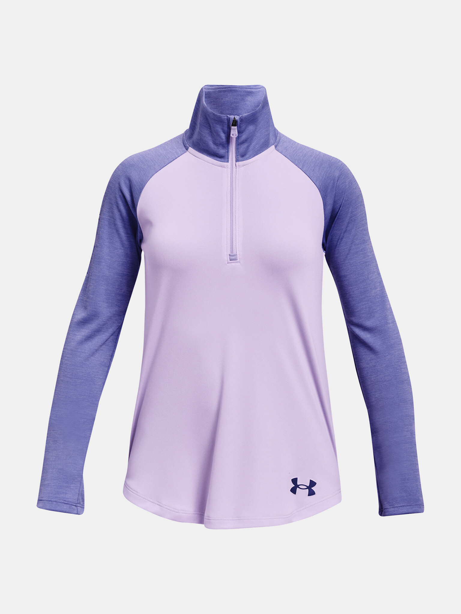 Under Armour UA Tech Graphic 1/2 Zip Tricou pentru copii Violet - Pled.ro