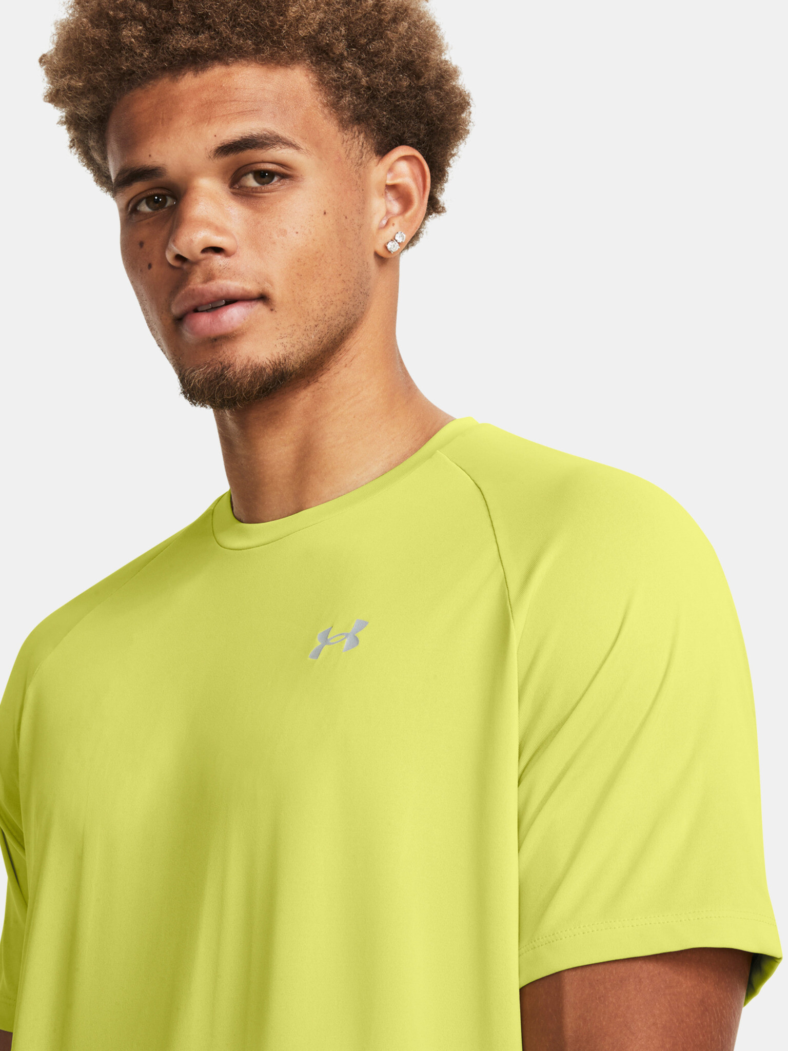 Under Armour UA Tech Reflective SS Tricou Galben - Pled.ro