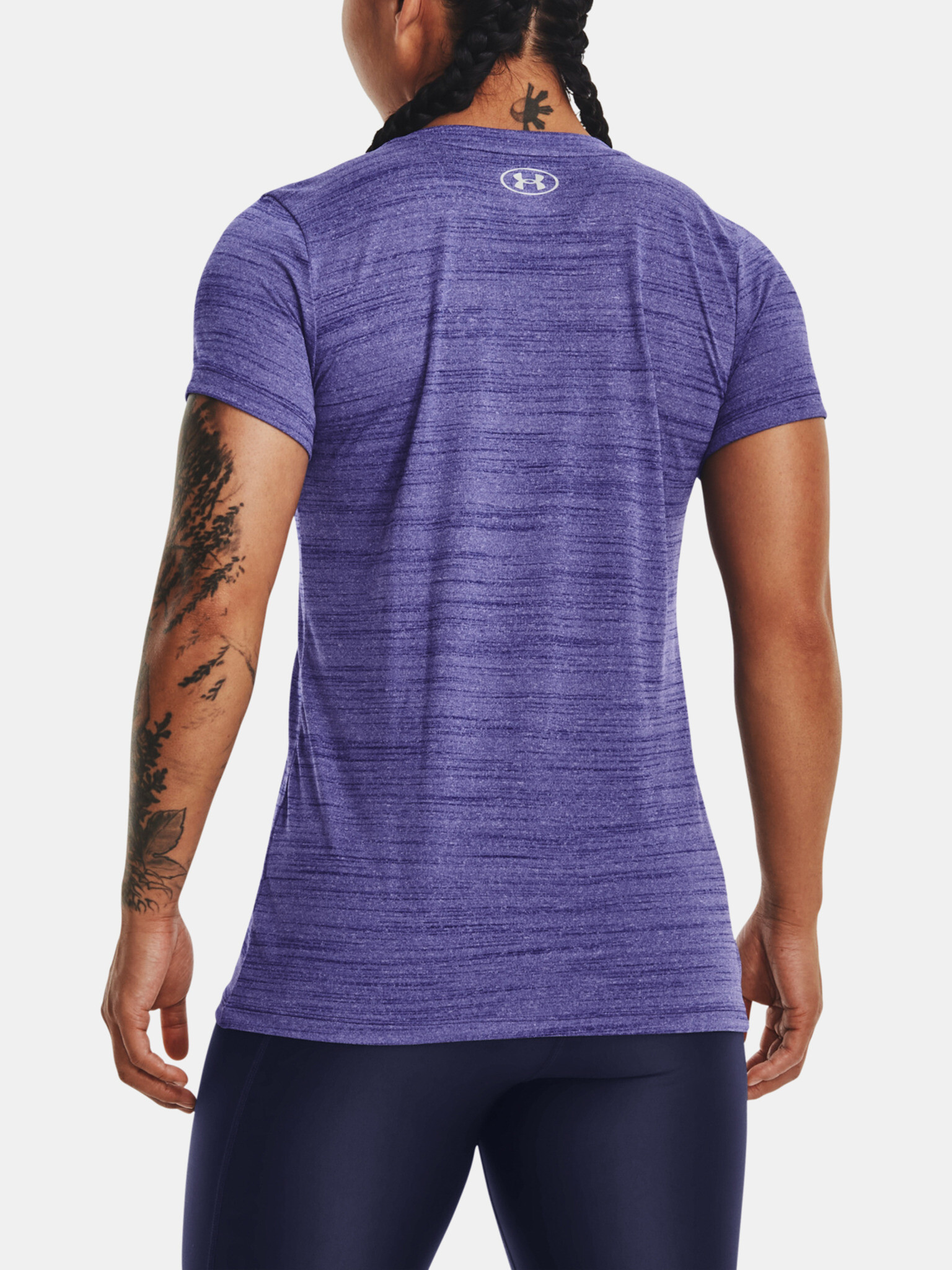 Under Armour UA Tech Tiger SSC Tricou Albastru - Pled.ro