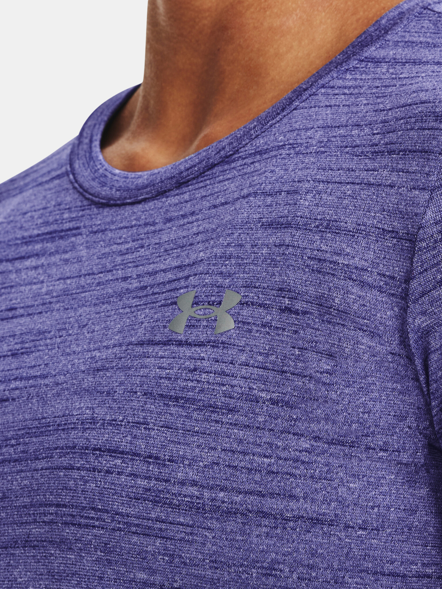 Under Armour UA Tech Tiger SSC Tricou Albastru - Pled.ro