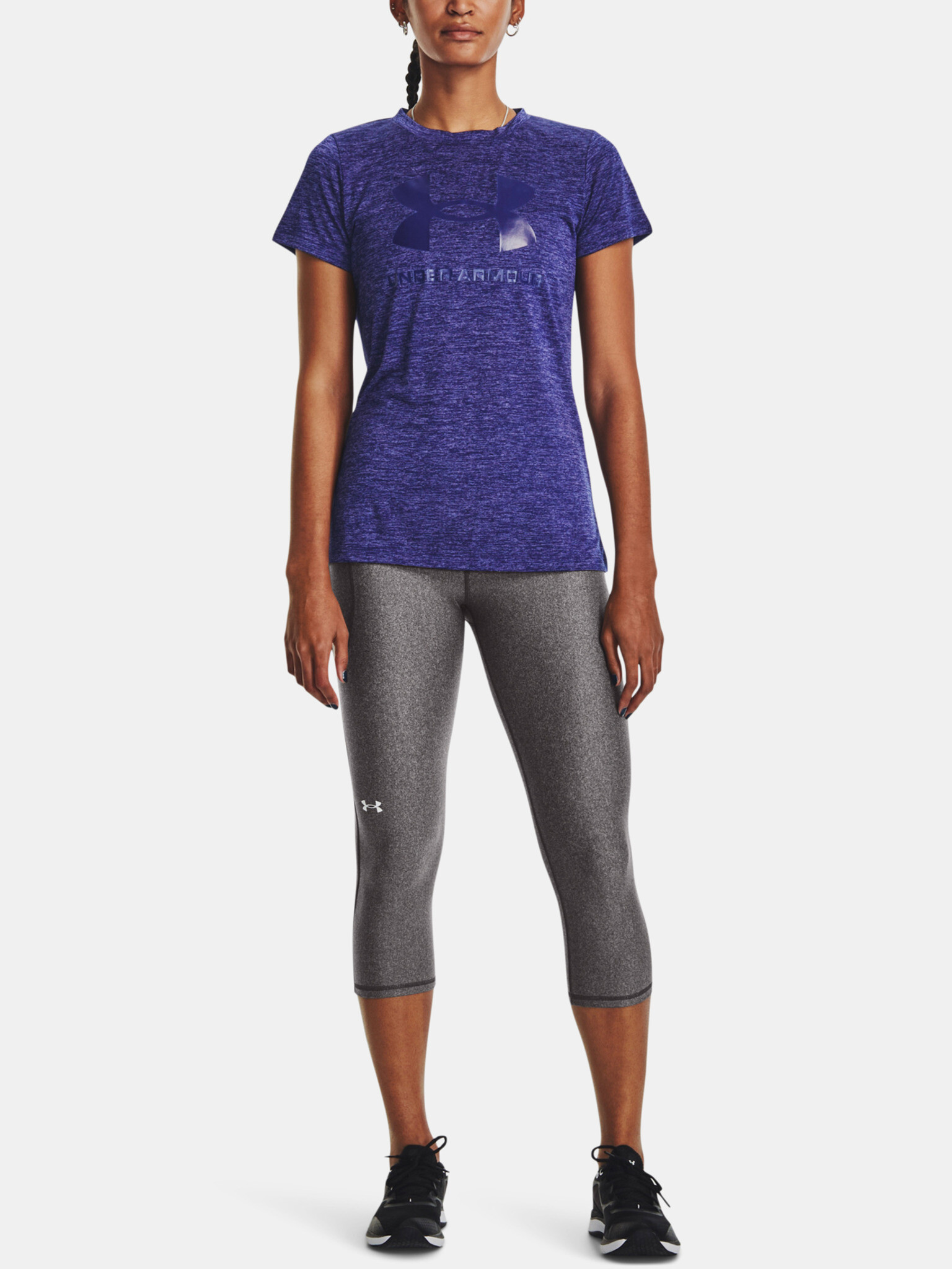 Under Armour UA Tech Twist BL Gel SSC Tricou Albastru - Pled.ro