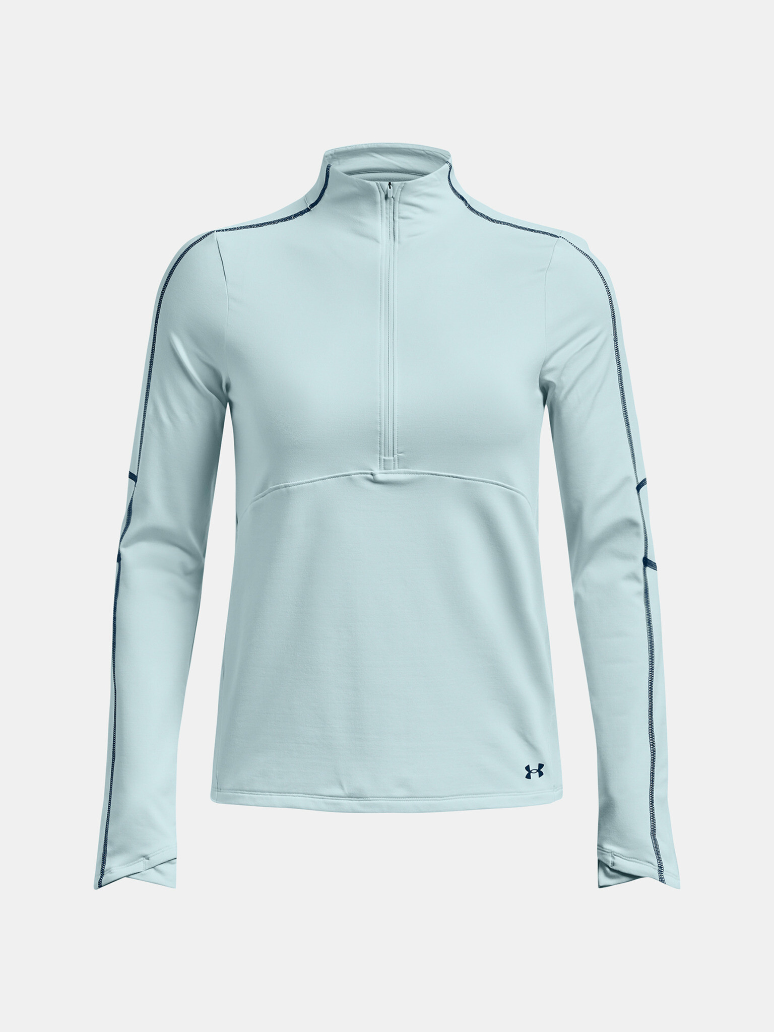 Under Armour UA Train CW 1/2 Zip Tricou Albastru - Pled.ro