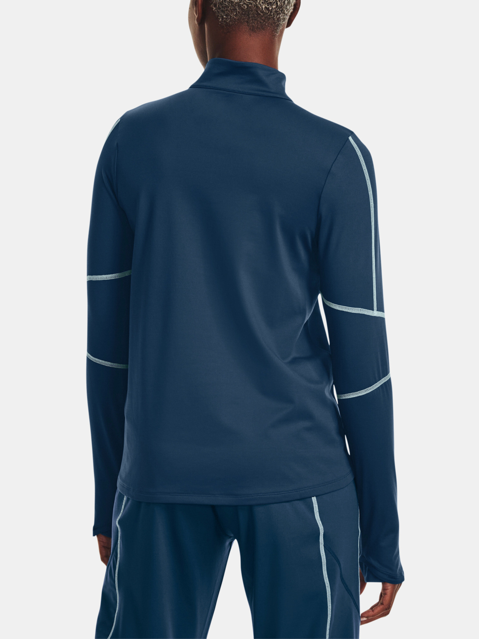 Under Armour UA Train CW 1/2 Zip Tricou Albastru - Pled.ro