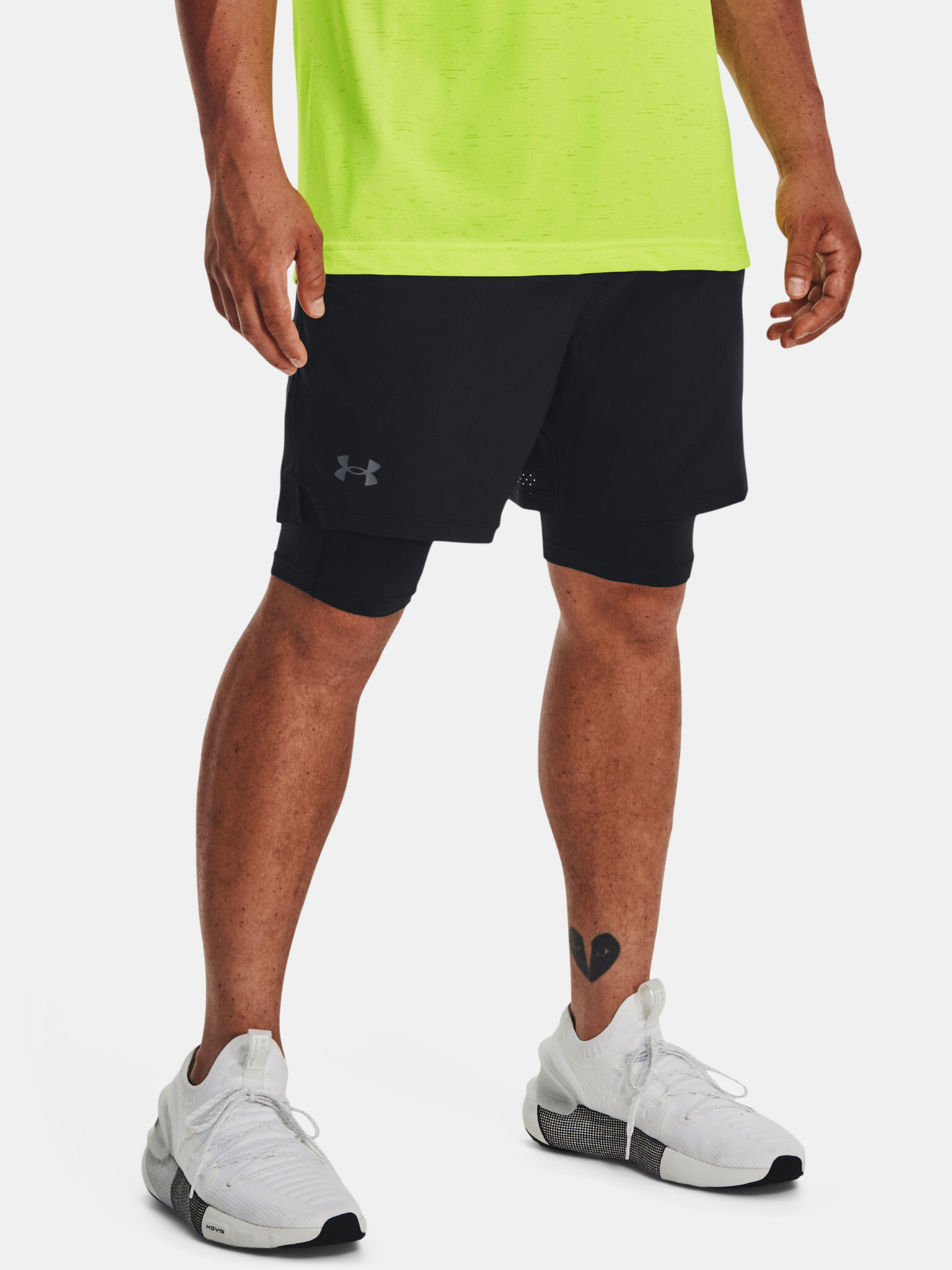 Under Armour UA Vanish Woven 2in1 Sts-BLK Pantaloni scurți Negru - Pled.ro