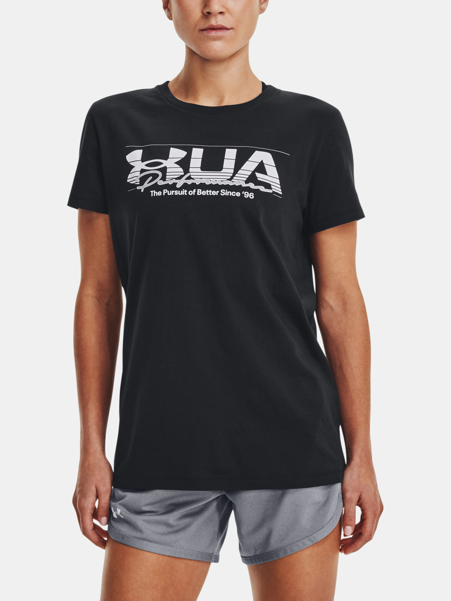 Under Armour UA Vintage Performance Tricou Negru - Pled.ro