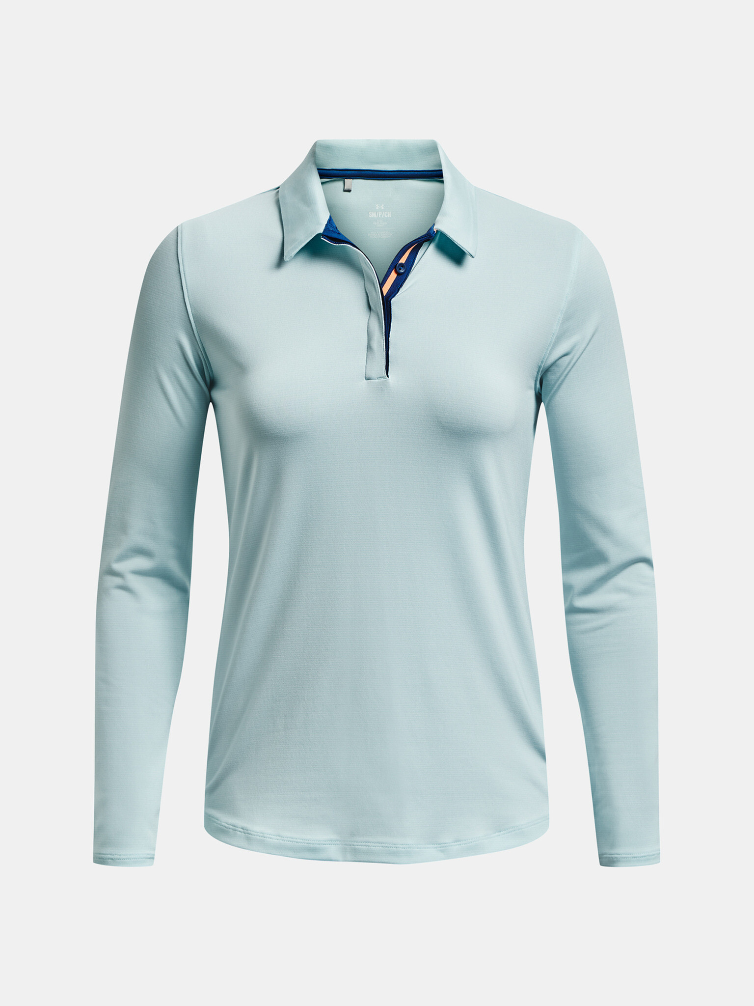 Under Armour UA Zinger MicroStripe LS Polo Tricou Albastru - Pled.ro