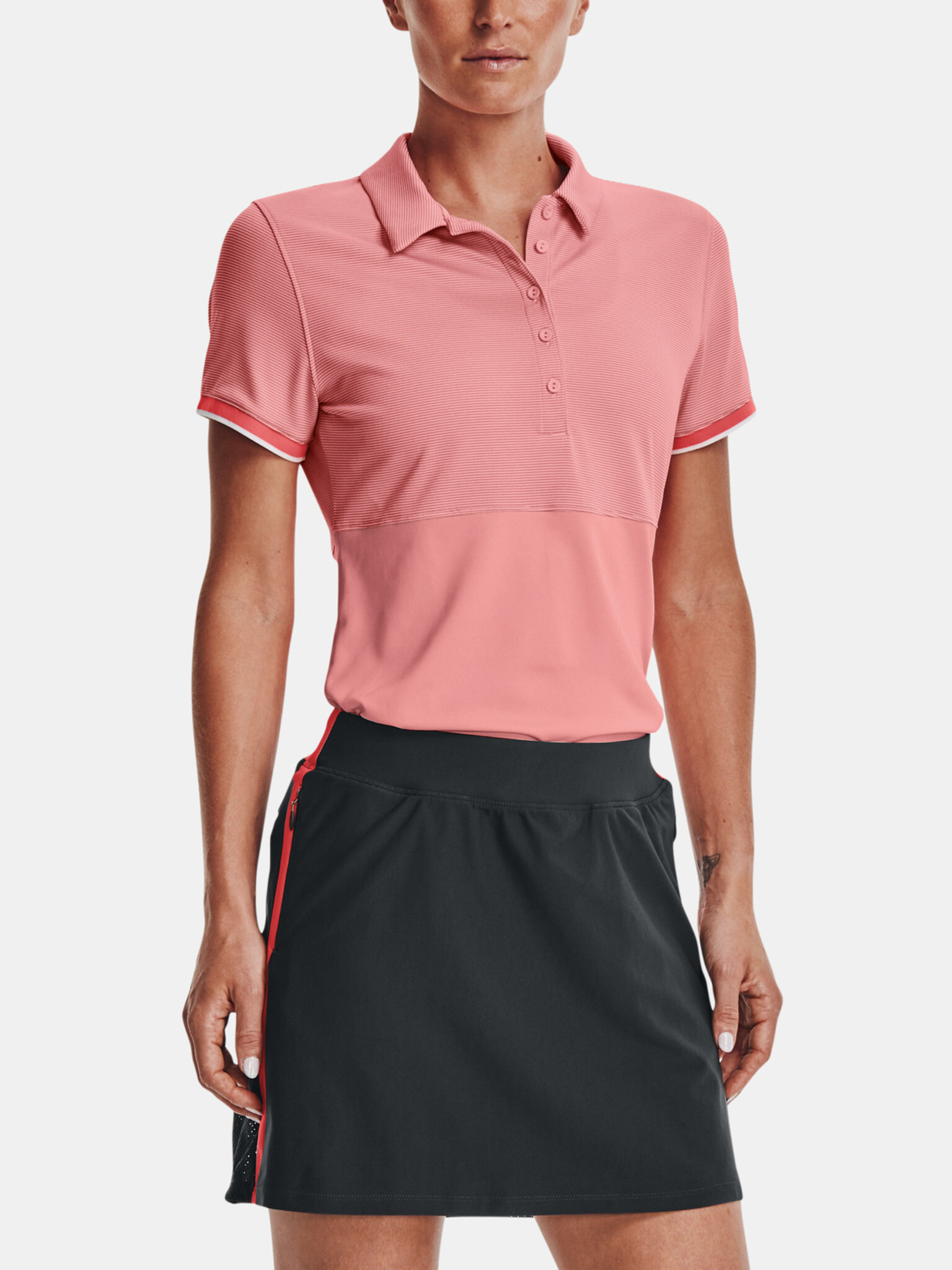 Under Armour UA Zinger Point SS Polo Tricou Roz - Pled.ro