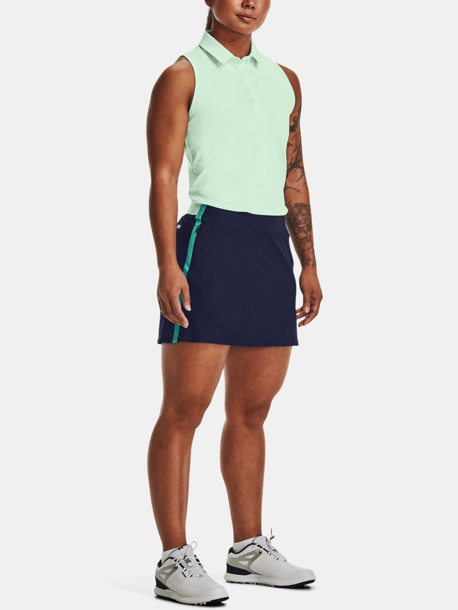 Under Armour Zinger Sleeveless Polo Maieu Verde - Pled.ro