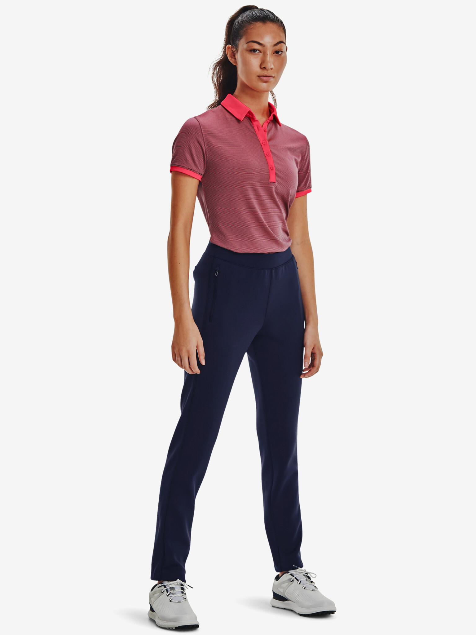 Under Armour Zinger SS Novelty Polo Tricou Roșu Alb - Pled.ro