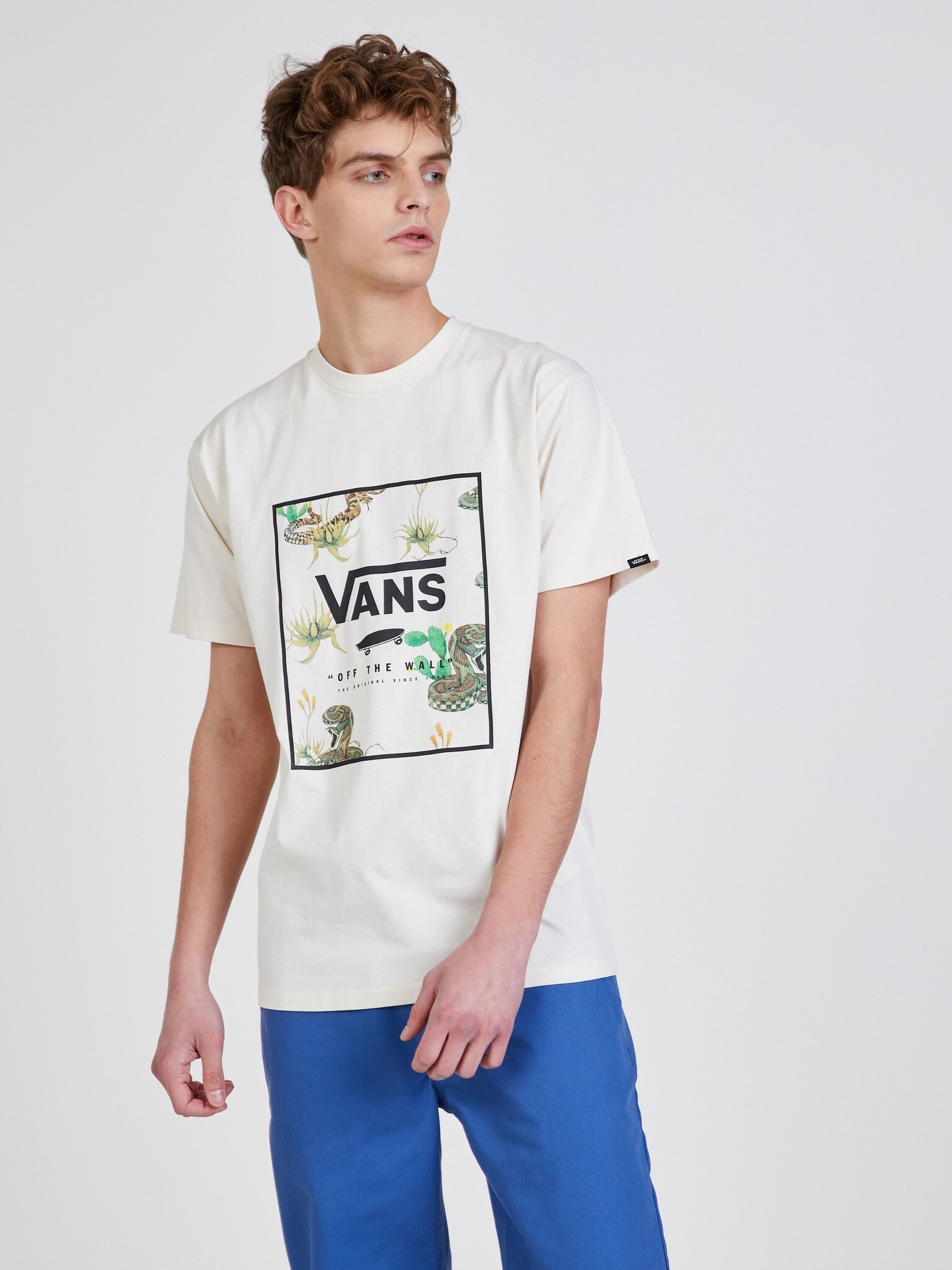 Vans Classic Print Box Tricou Alb - Pled.ro