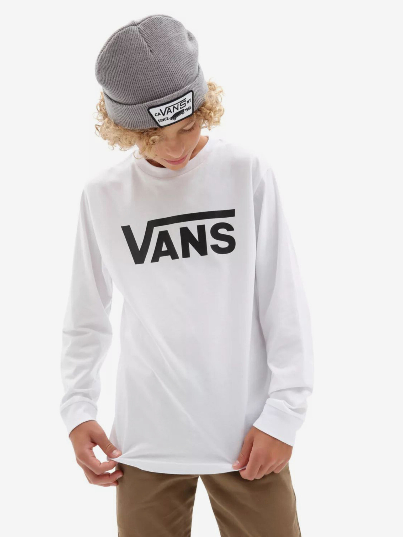 Vans Classic Tricou pentru copii Alb - Pled.ro