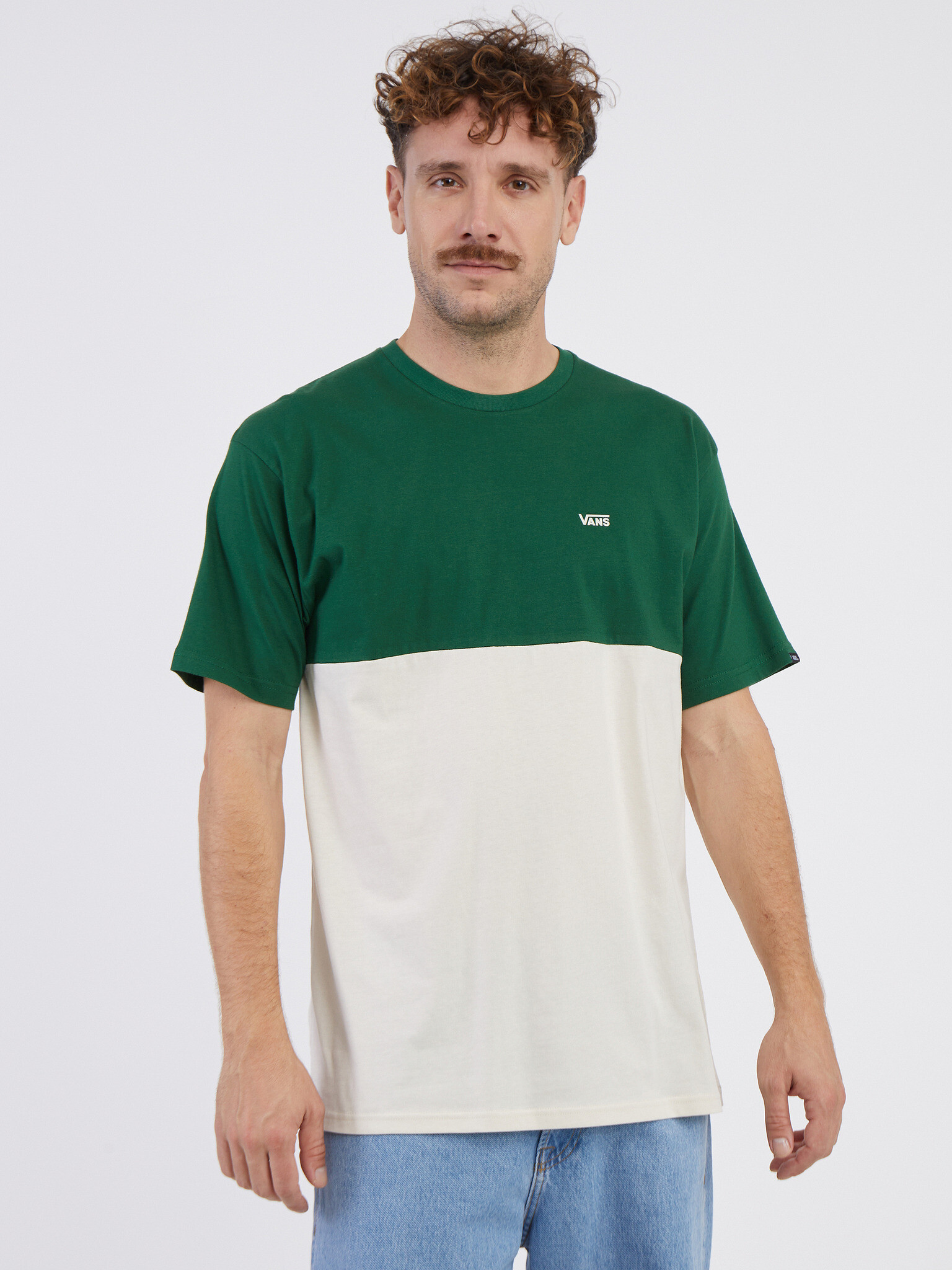 Vans Colorblock Tricou Verde - Pled.ro