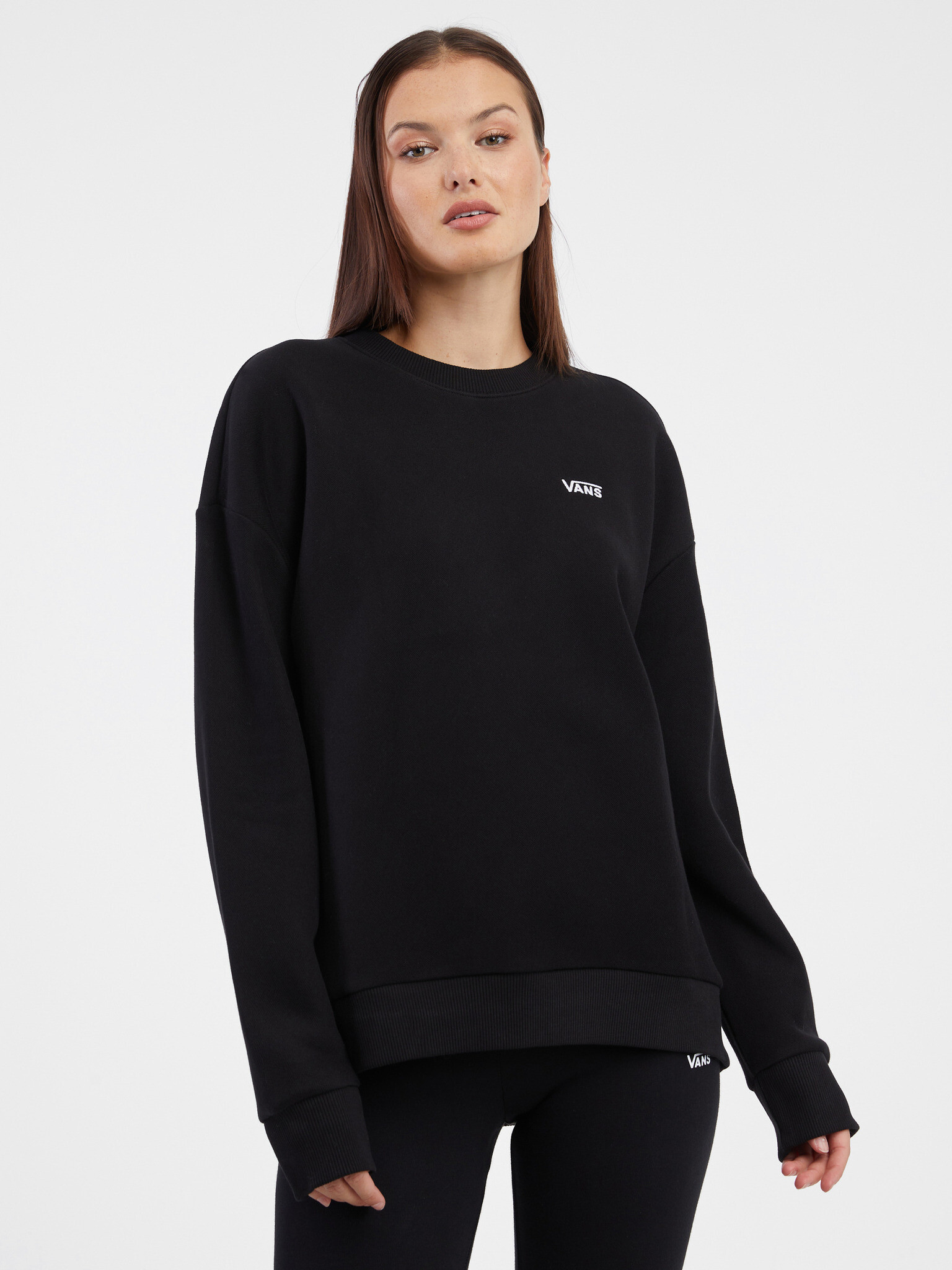 Vans Comfycush Essential Crew Hanorac Negru - Pled.ro