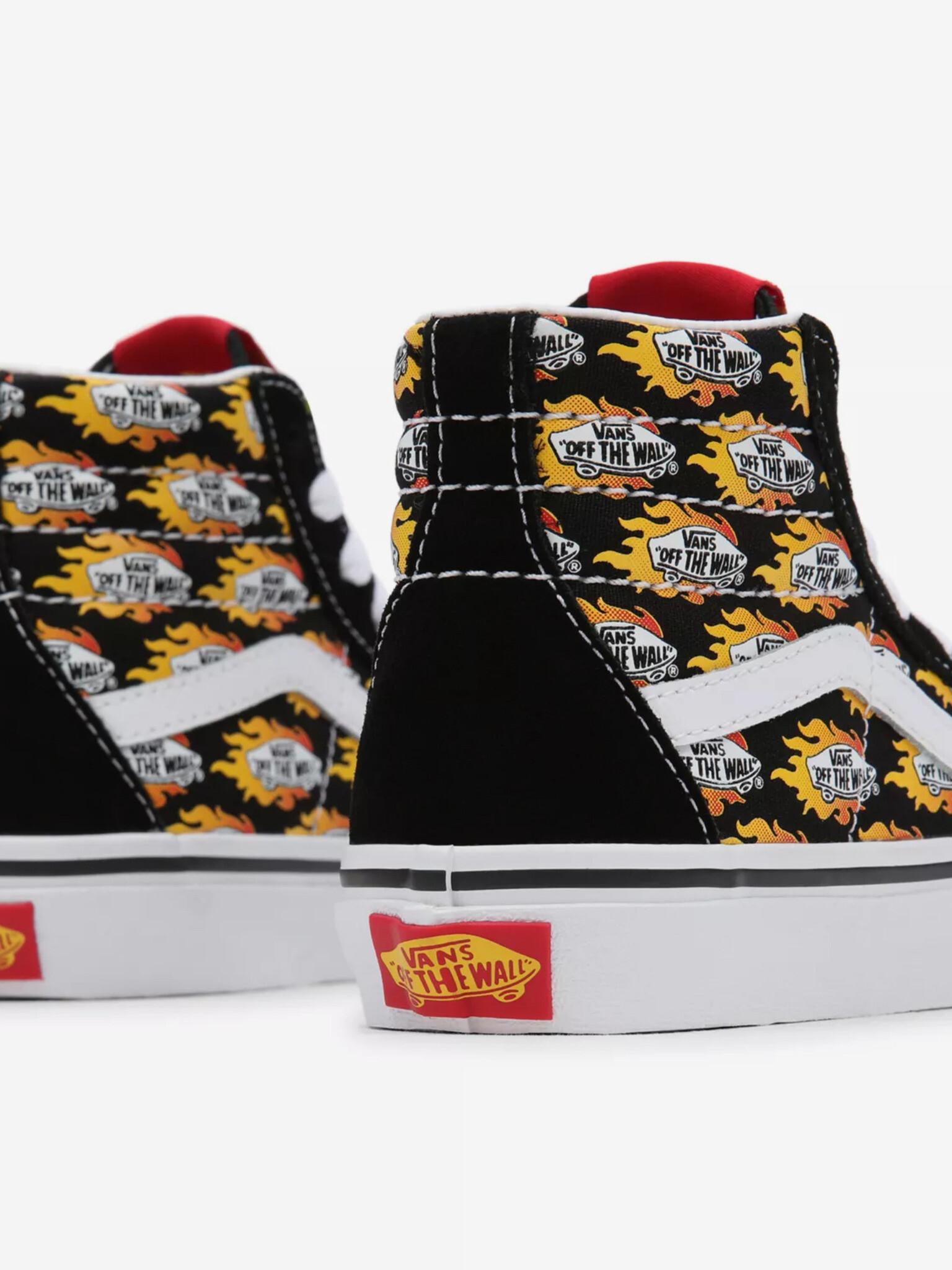 Vans Flame Logo Repeat Sk8-Hi Teniși pentru copii Negru - Pled.ro